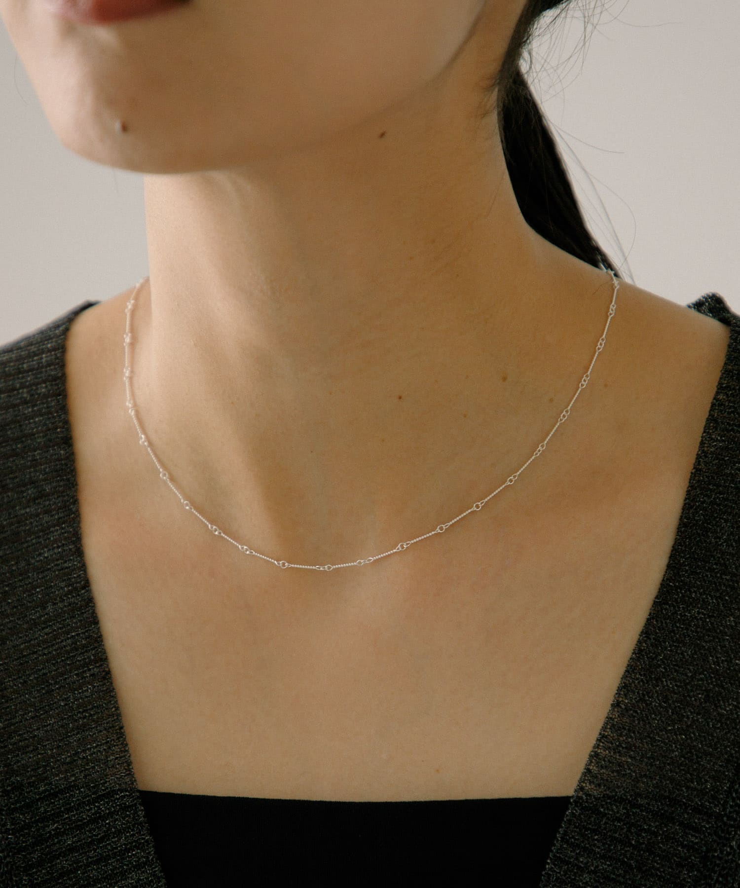 decor『デコール』　Twistbarchain Necklace SILVER -