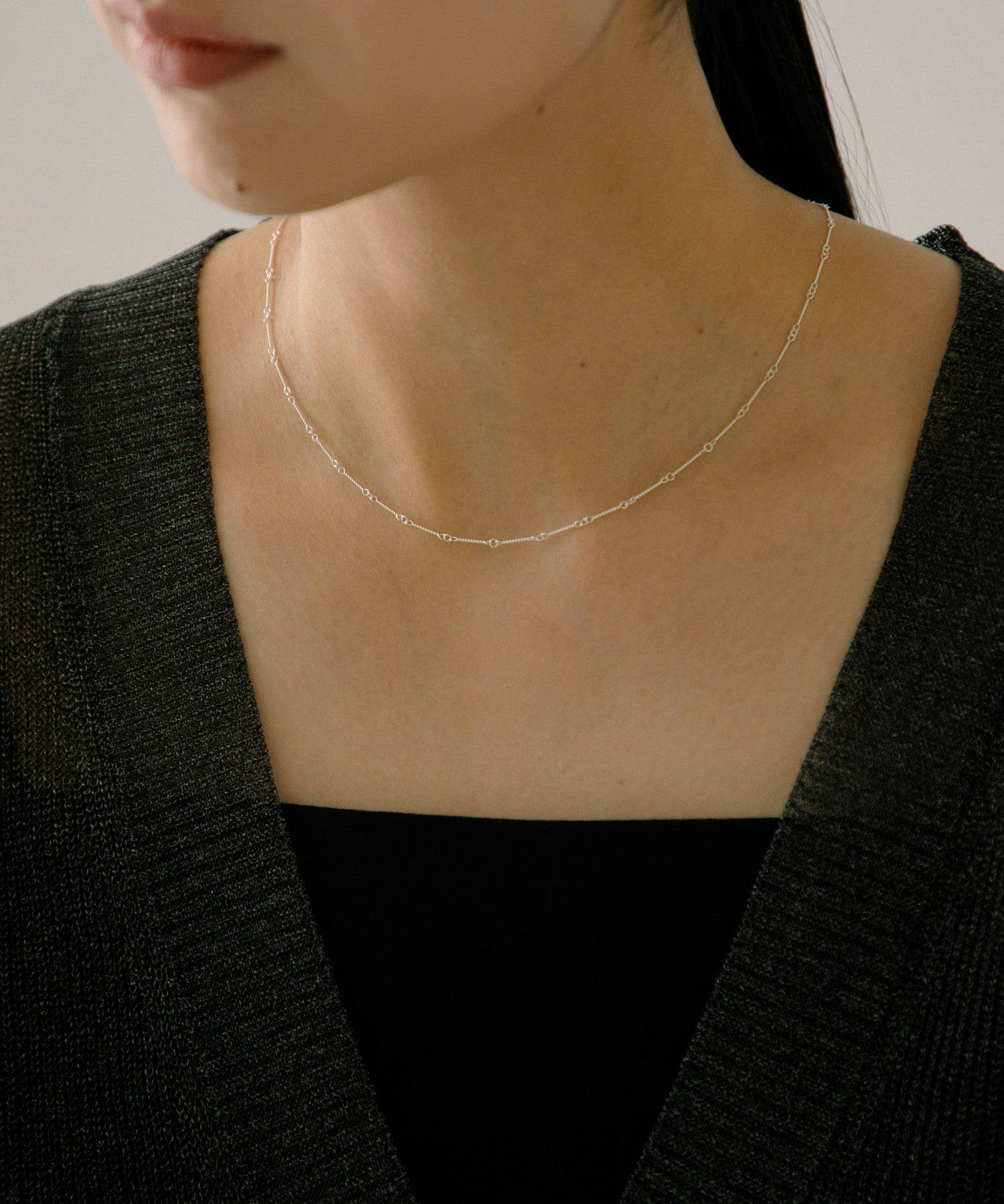 decor『デコール』　Twistbarchain Necklace SILVER -