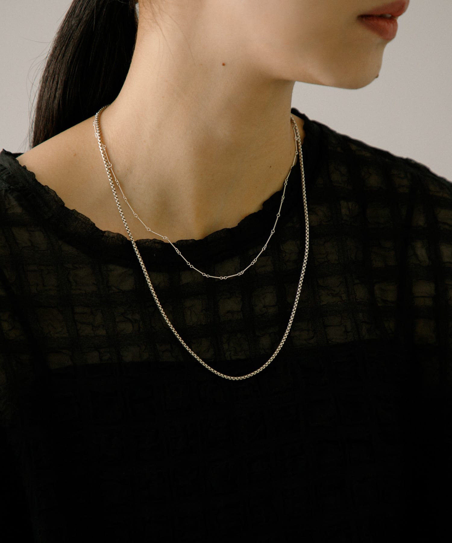 decor『デコール』　Twistbarchain Necklace SILVER -