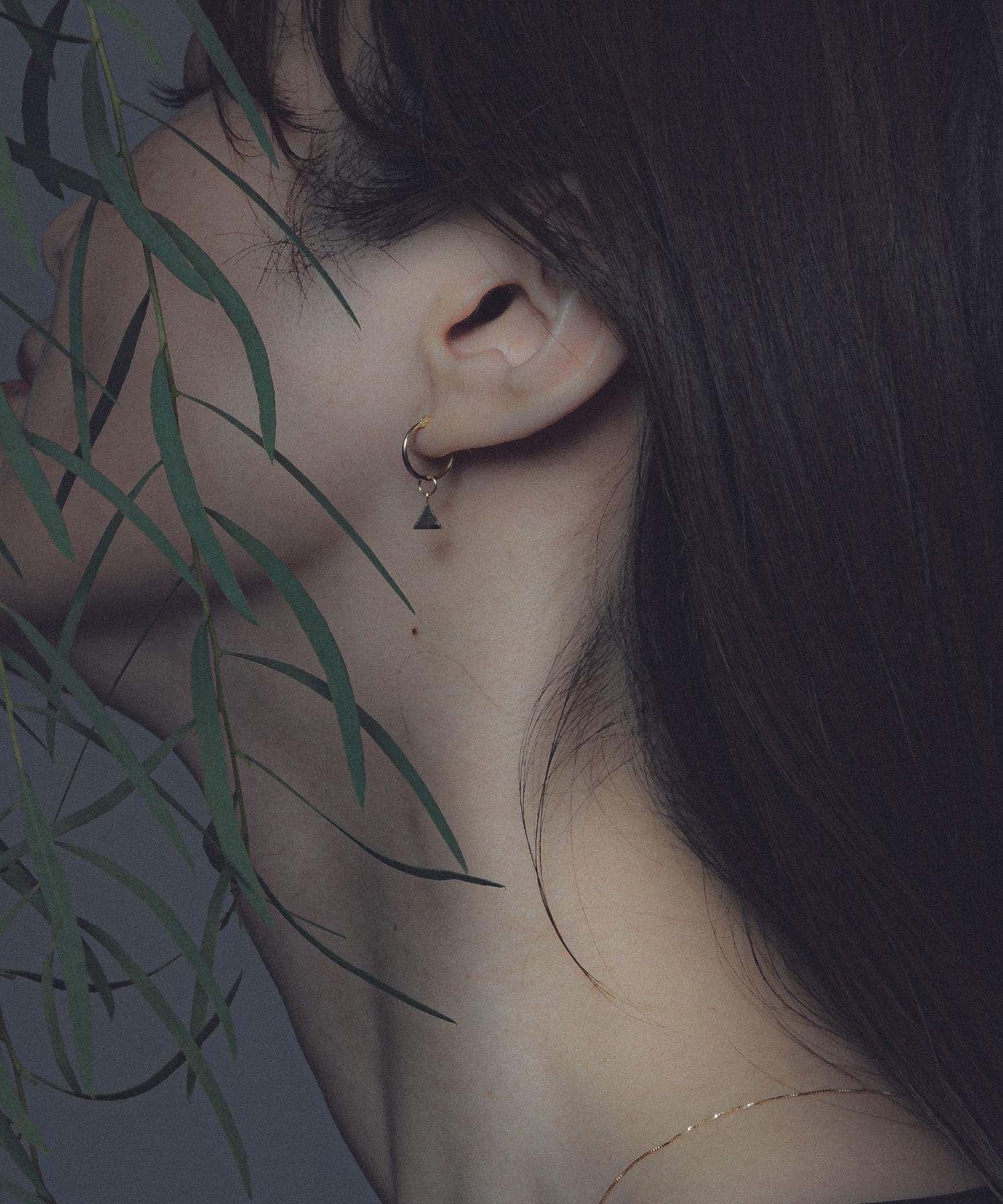 ff by decor urban research　サンカクパーツチャーム 10KYG -