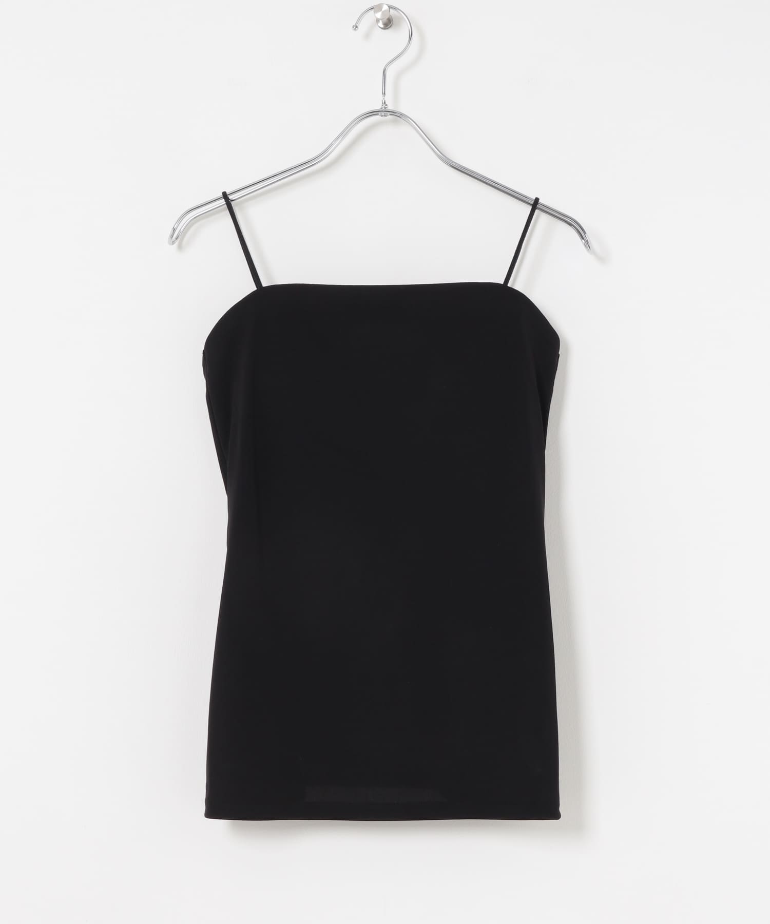 『MADE IN JAPAN』 アセテートカップ付きキャミソール BLACK FREE