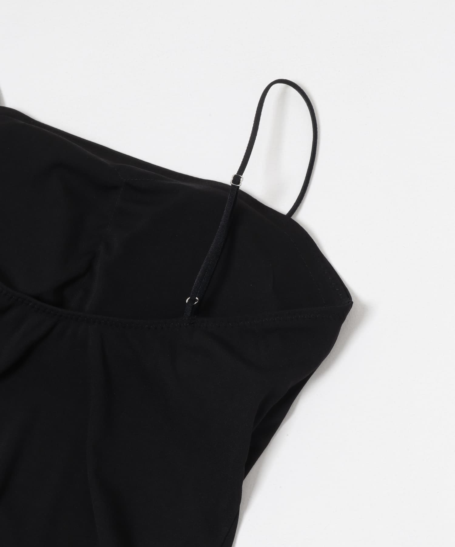 『MADE IN JAPAN』 アセテートカップ付きキャミソール BLACK FREE