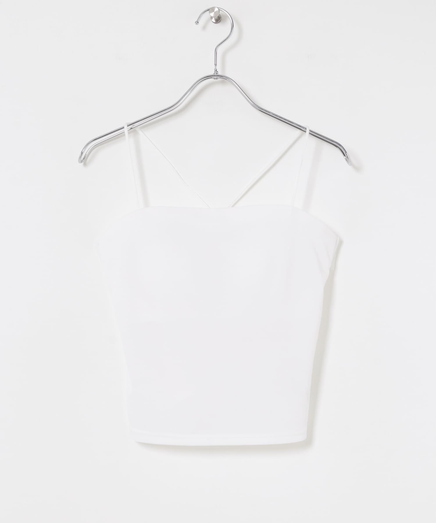 『MADE IN JAPAN』 アセテートカップ付きショート丈キャミソール