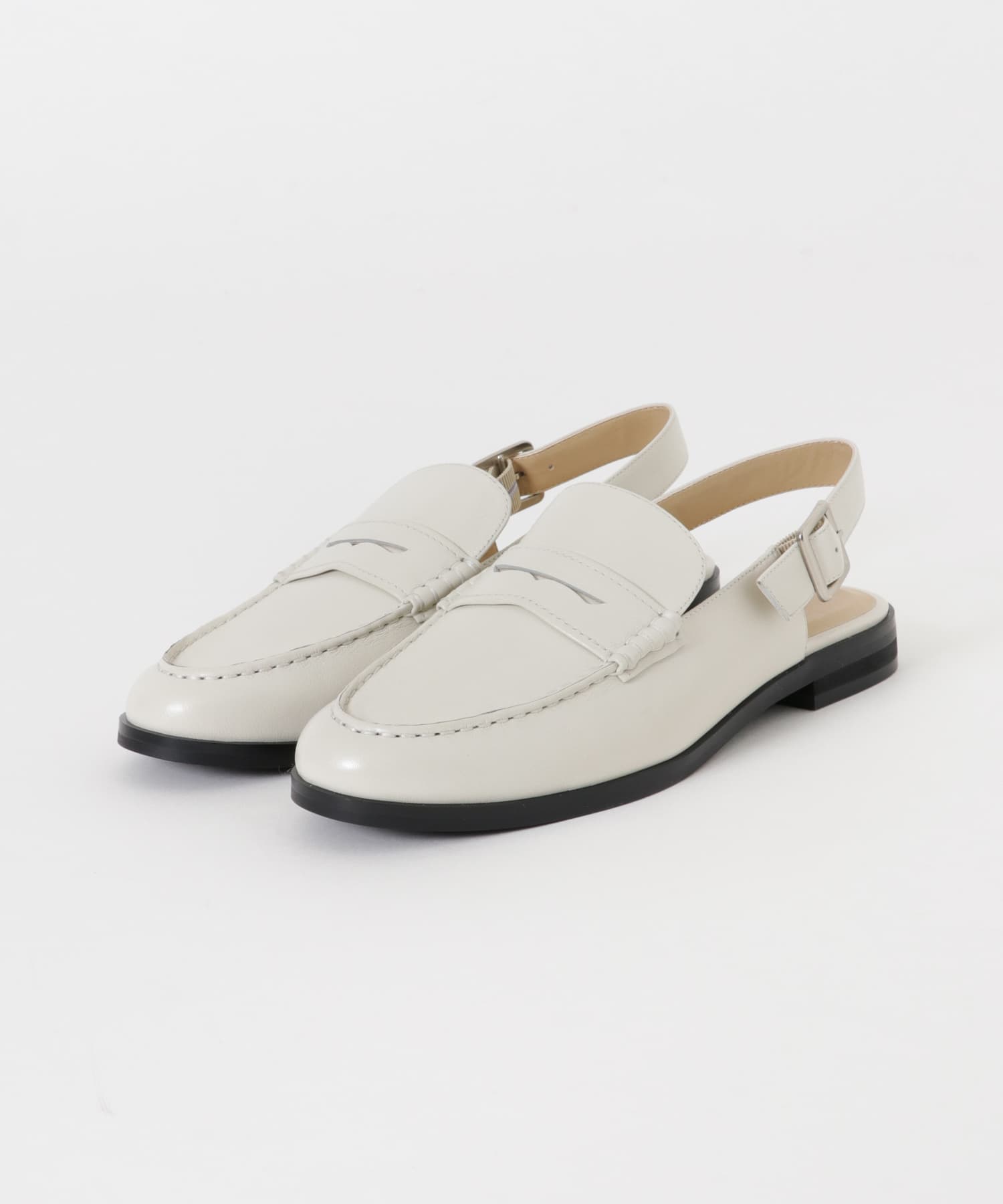 バックストラップローファー WHITE 36