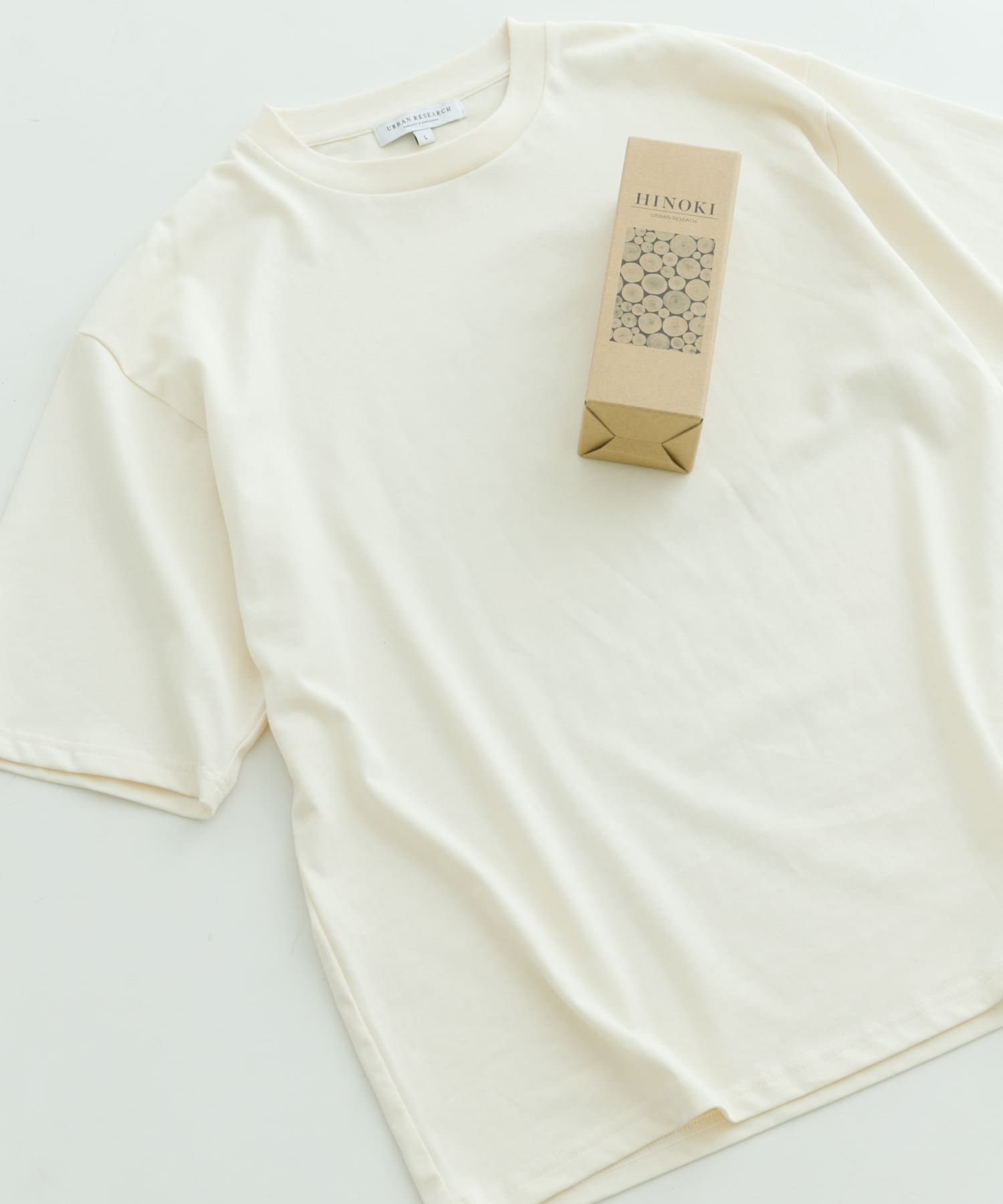 『抗菌/防臭/消臭』『UR TECH』 DEODRANT T-SHIRTS ECRU M