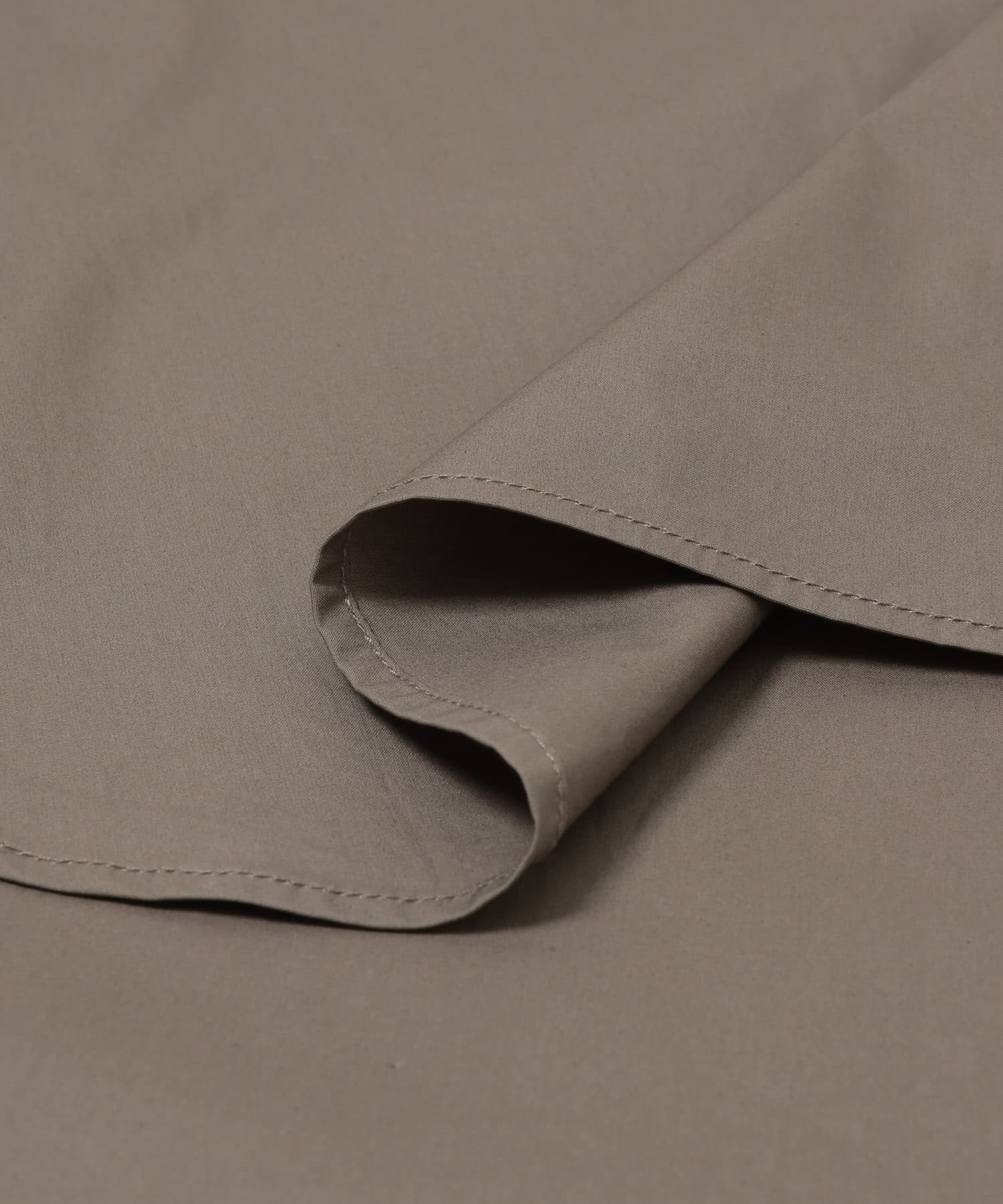 高密度コットンショートスリーブシャツ GRAY M