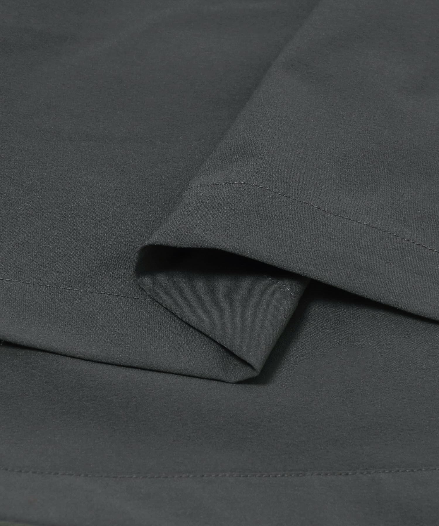 『撥水』SOLOTEX STRETCH SHORT-SLEEVE SHIRTS CHARCOAL M