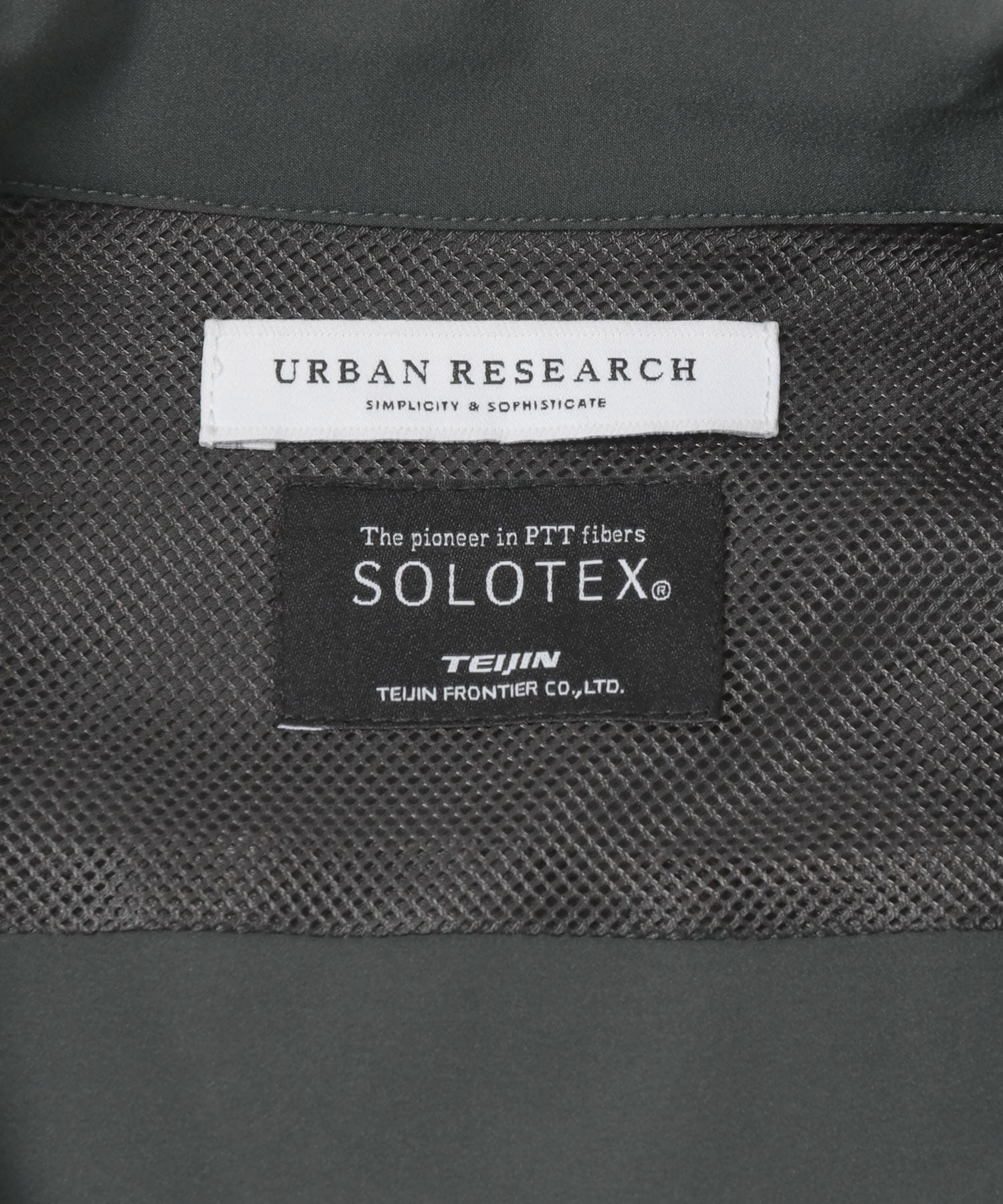 『撥水』SOLOTEX STRETCH SHORT-SLEEVE SHIRTS CHARCOAL M
