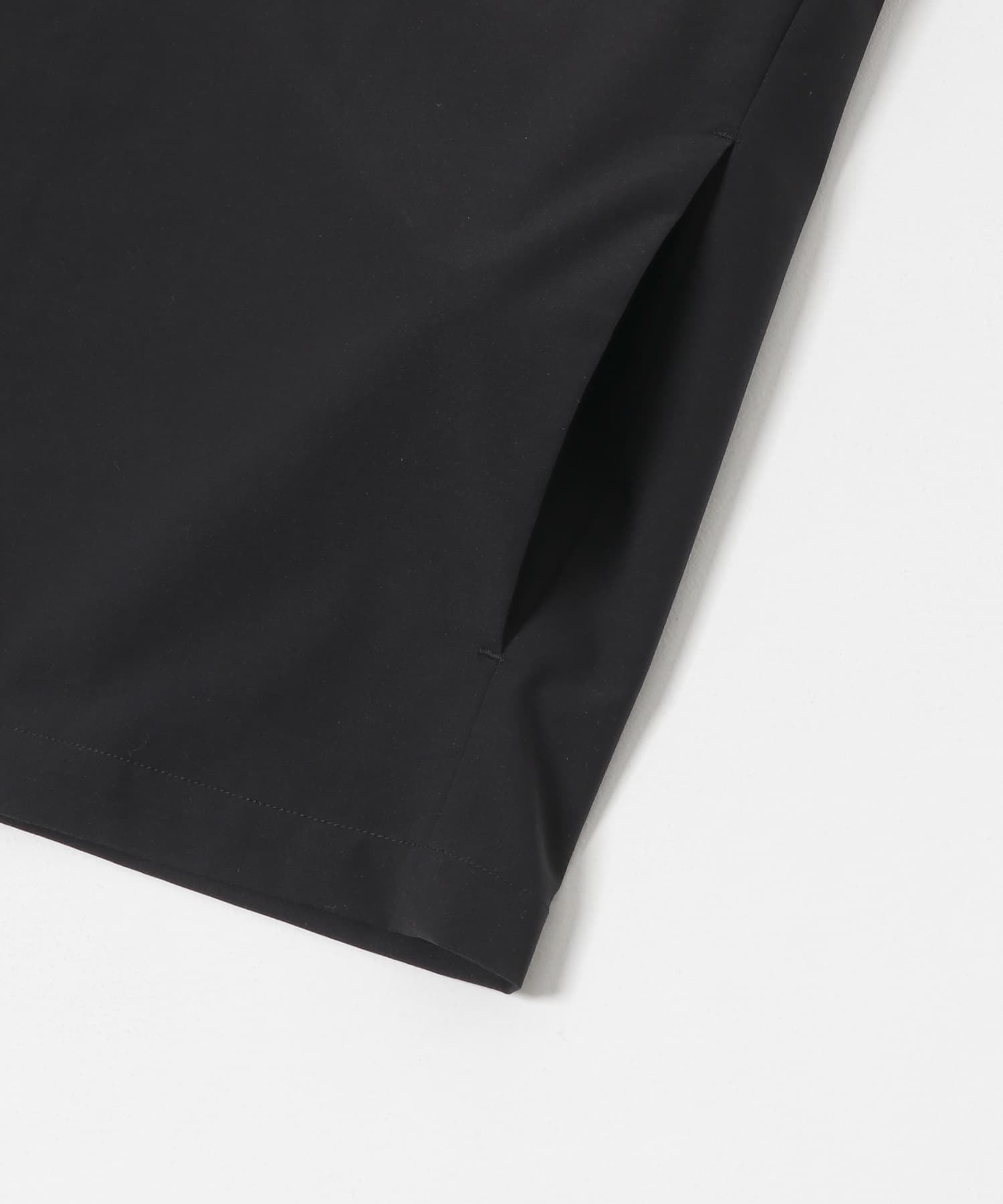 『撥水』SOLOTEX STRETCH SHORT-SLEEVE SHIRTS BLACK M