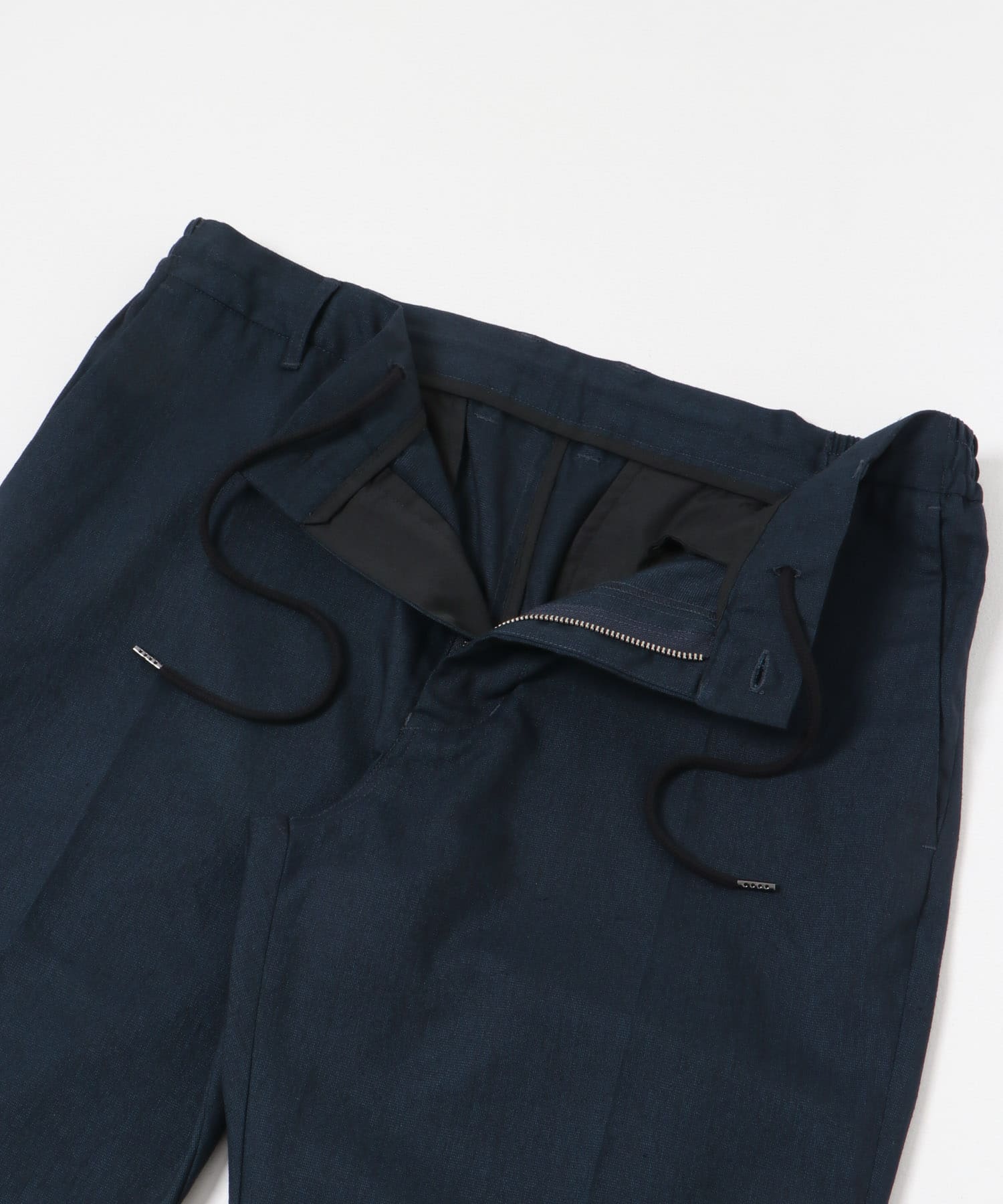 『UR TECH』リネンアンクルパンツ NAVY S