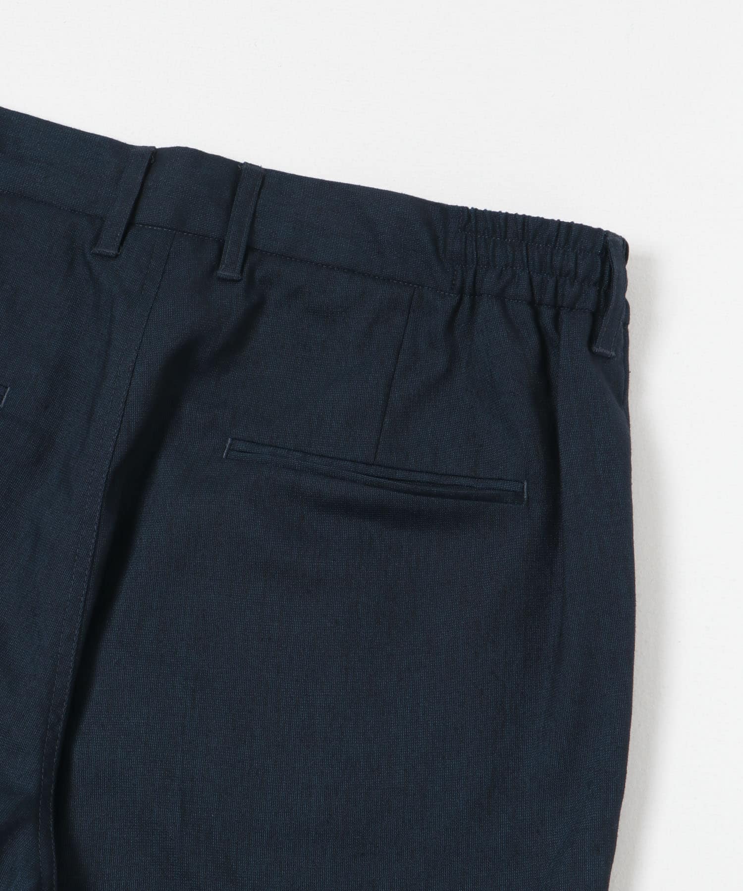 『UR TECH』リネンアンクルパンツ NAVY S