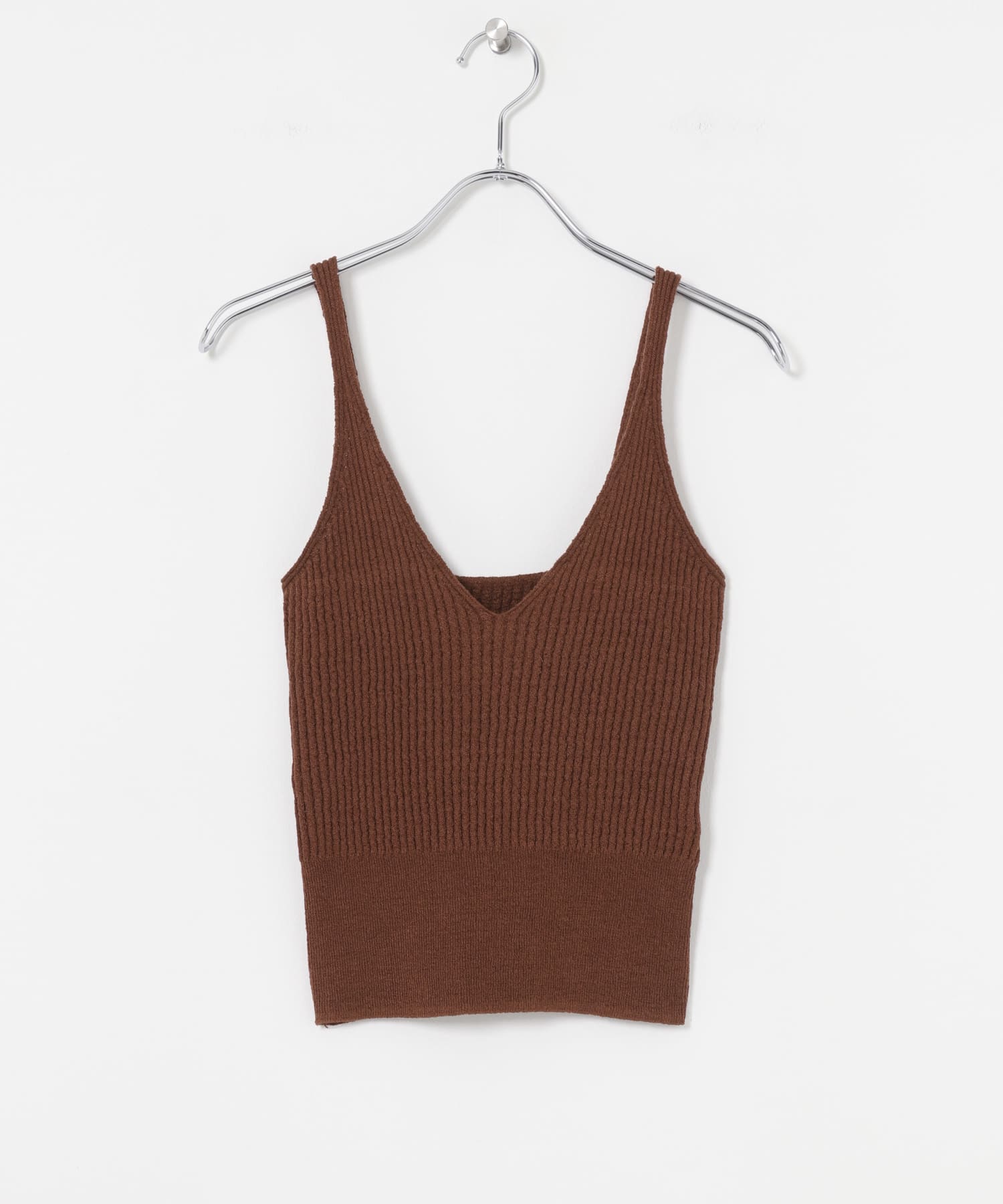 ニットキャミソール BROWN FREE