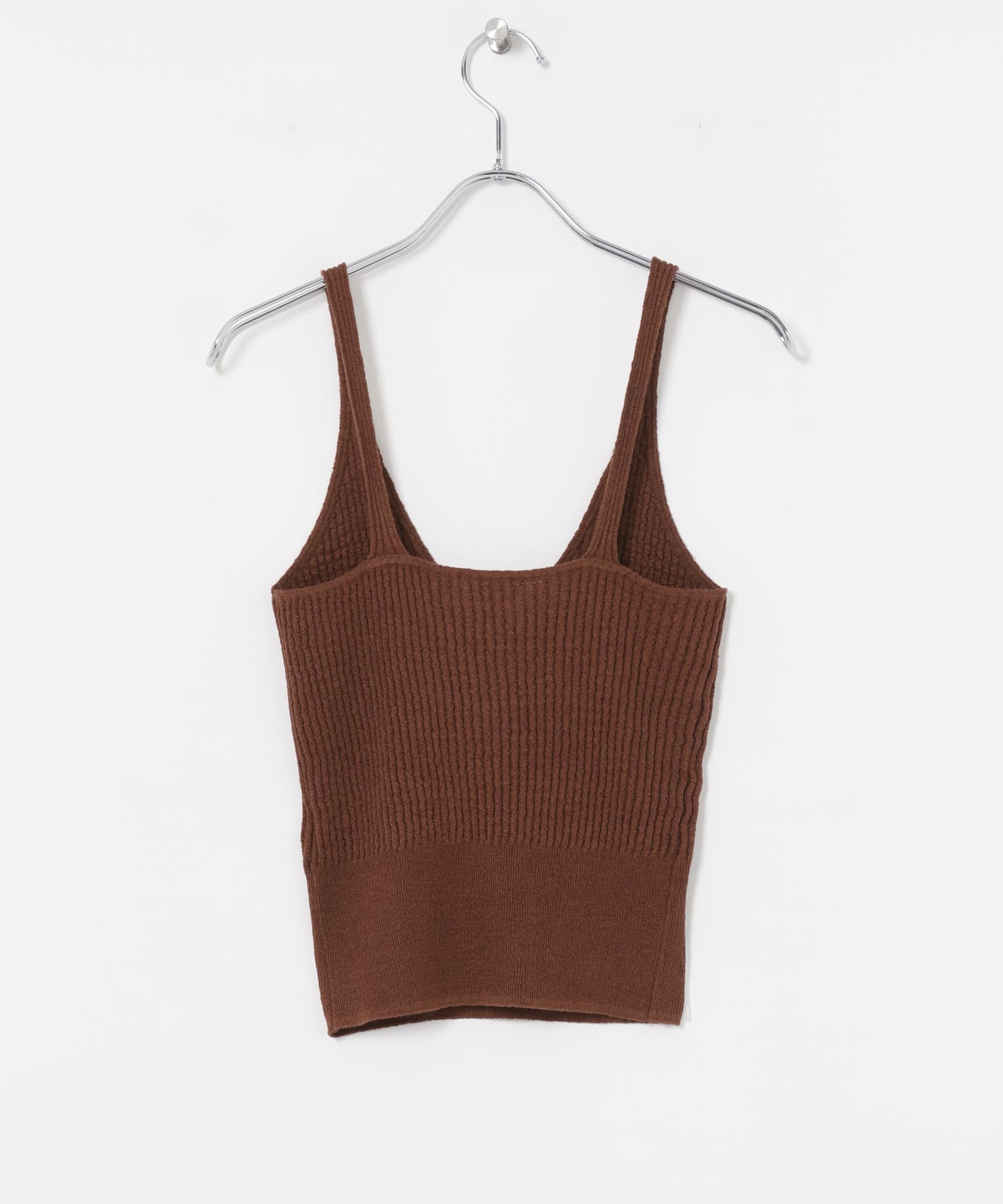 ニットキャミソール BROWN FREE