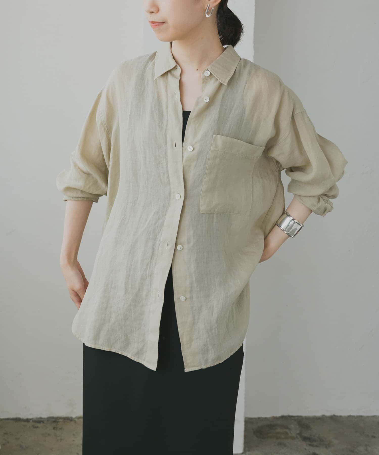 AP STUDIO ラミーシャツ AP STUDIO（エーピーストゥディオ）の「SCENTOF ラミーシャツ