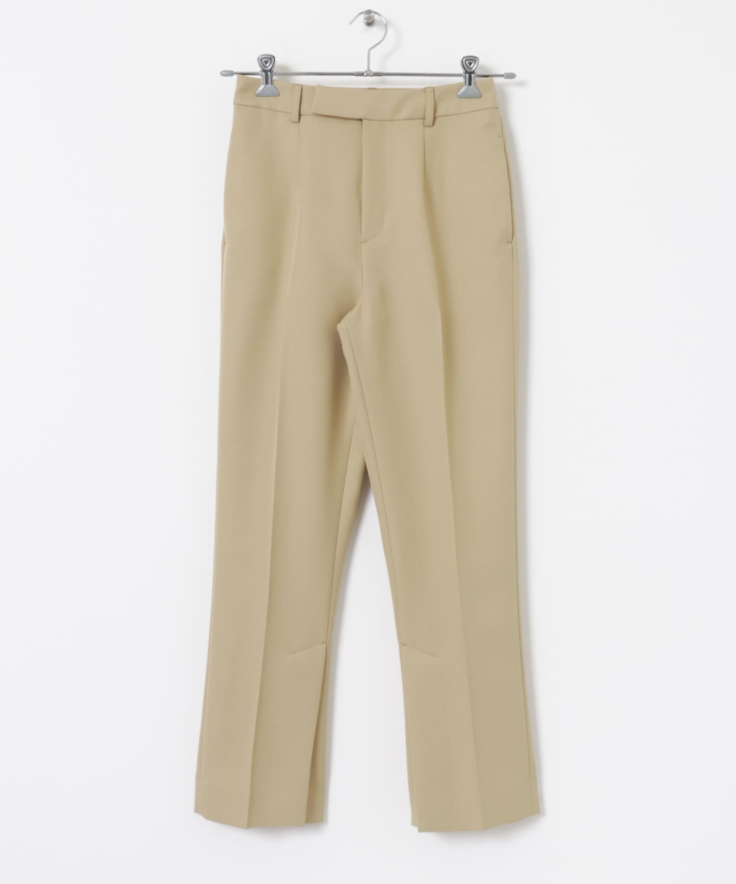 サイドベンツストレートパンツ BEIGE 36