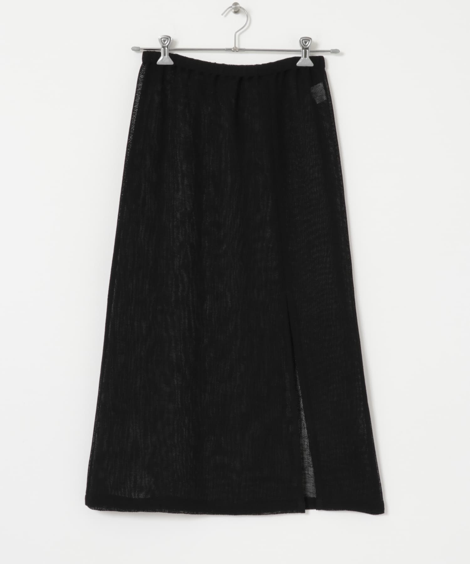 カラミレイヤードスカート BLACK FREE
