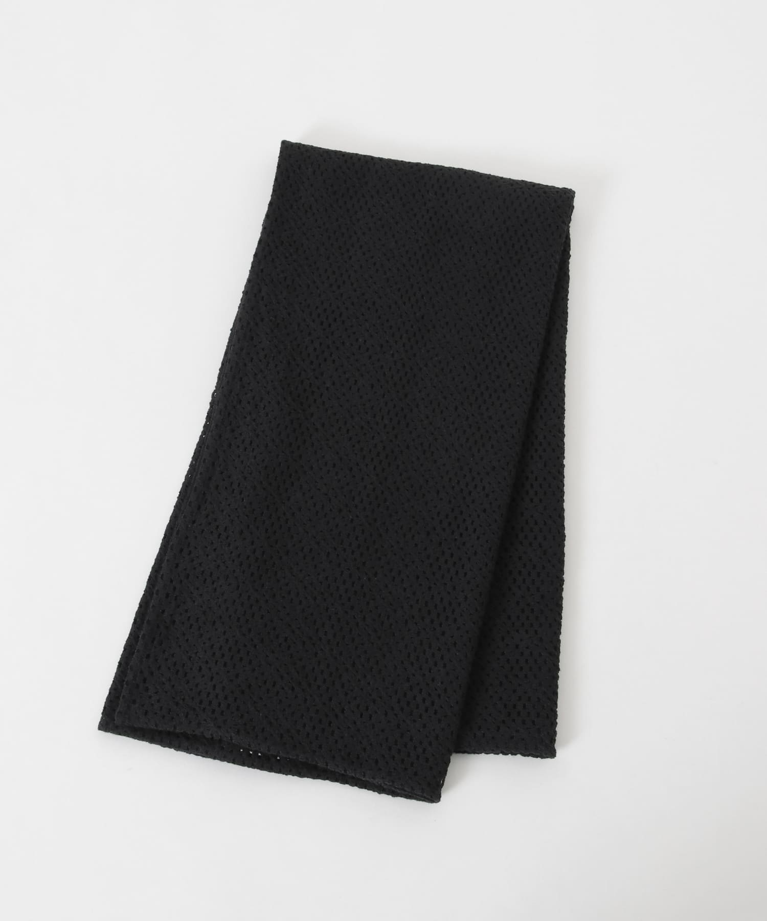 インドコットンレースストール BLACK FREE