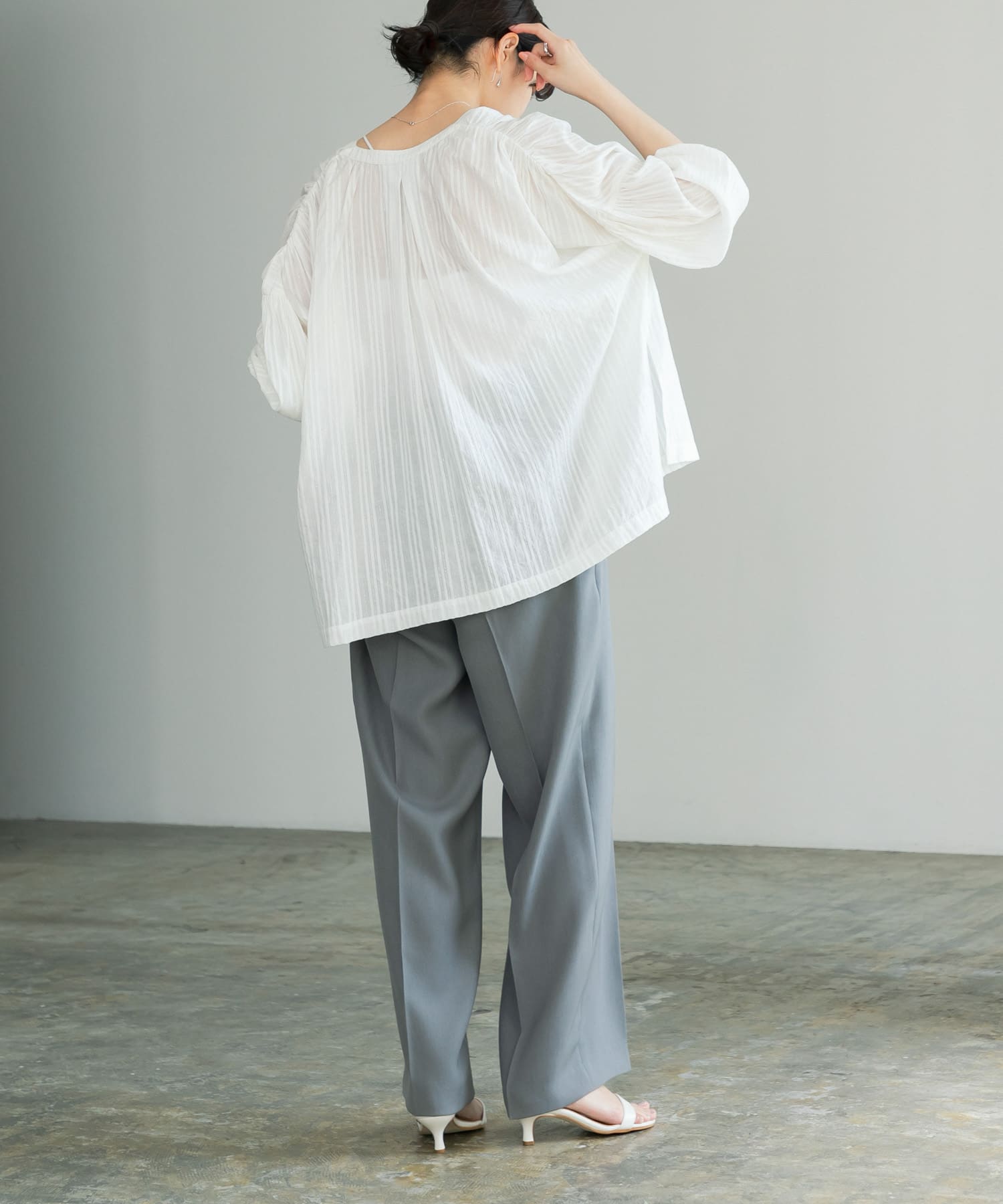 ストラップサンダル WHITE 36