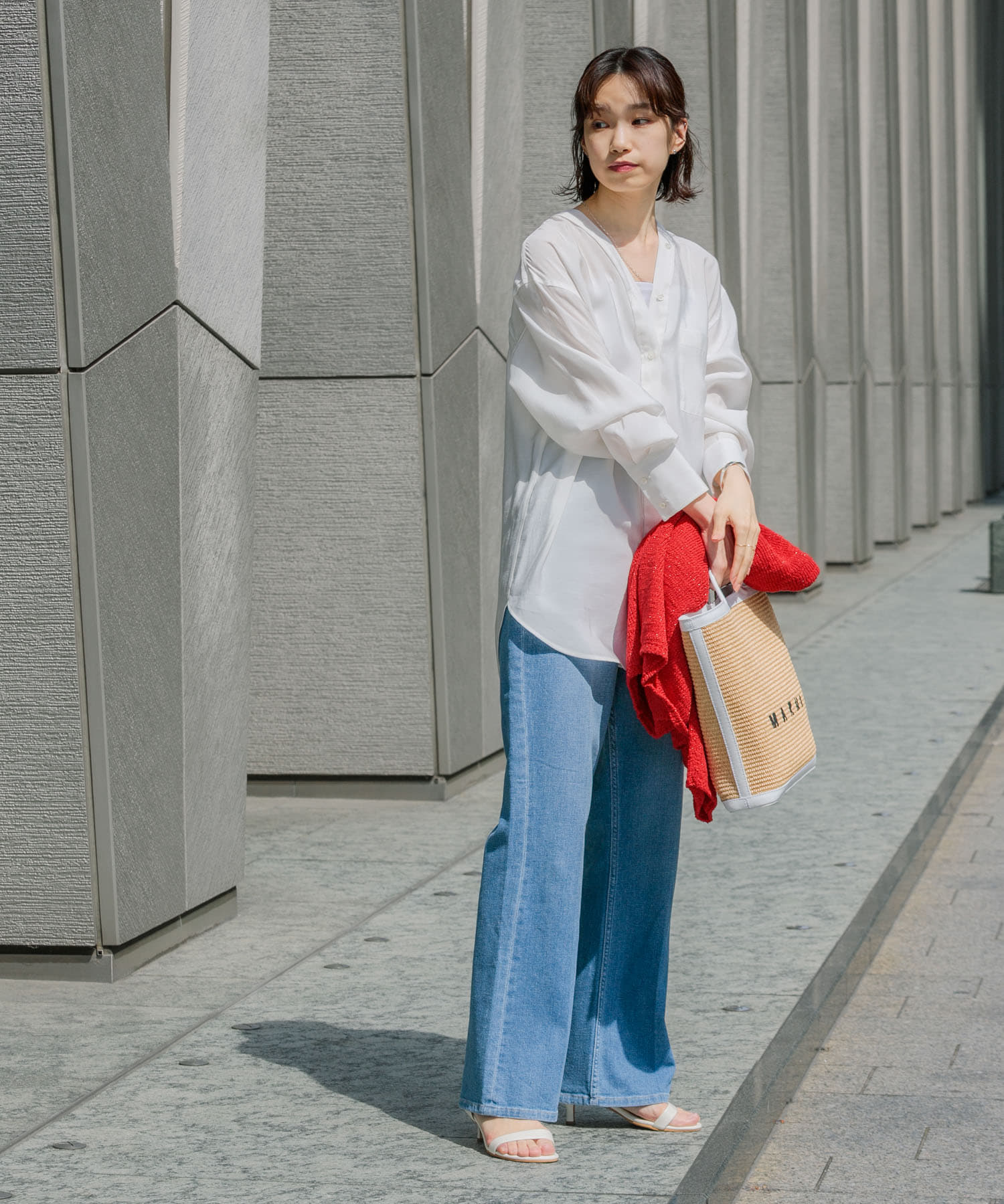 ストラップサンダル WHITE 36