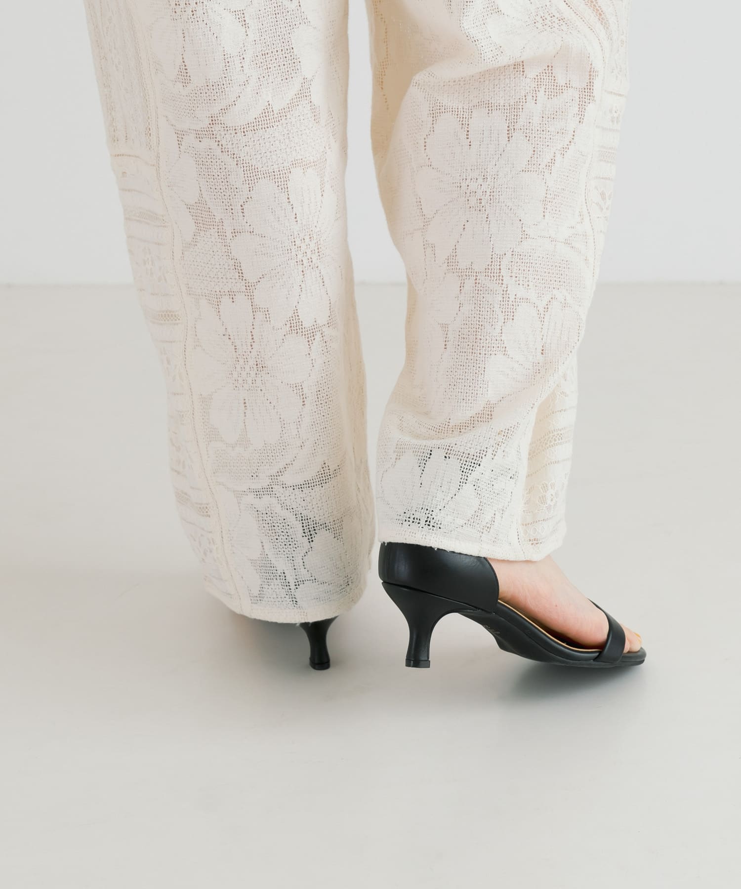 ストラップサンダル BLACK 36