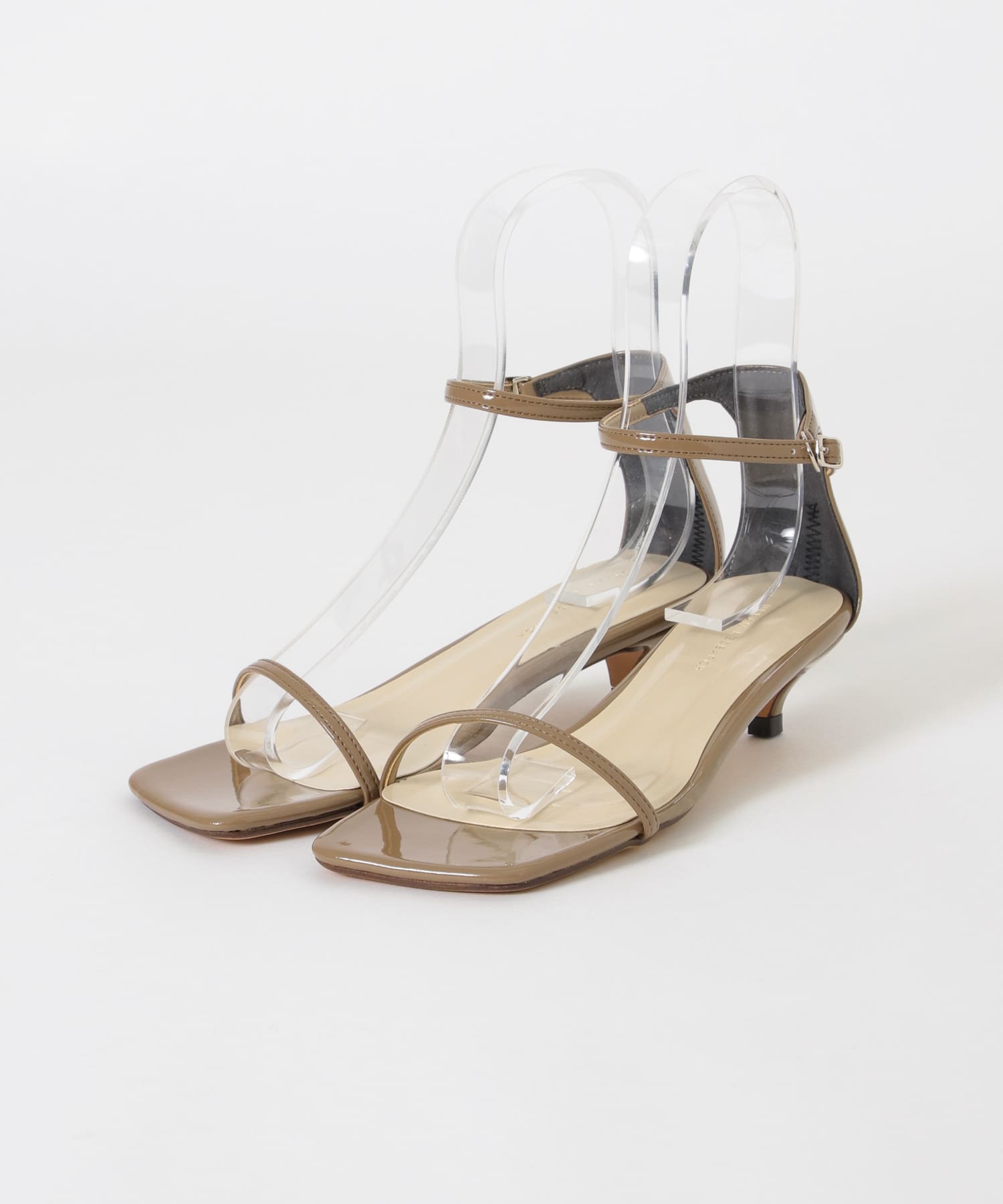 ナローストラップサンダル E.BEIGE 36