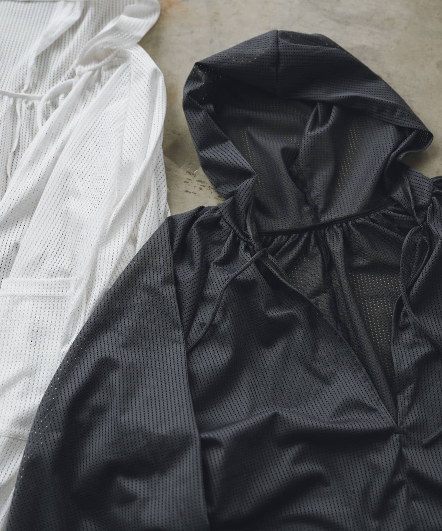 Swim URBAN RESEARCH　スイム メッシュチュニック WHITE FREE