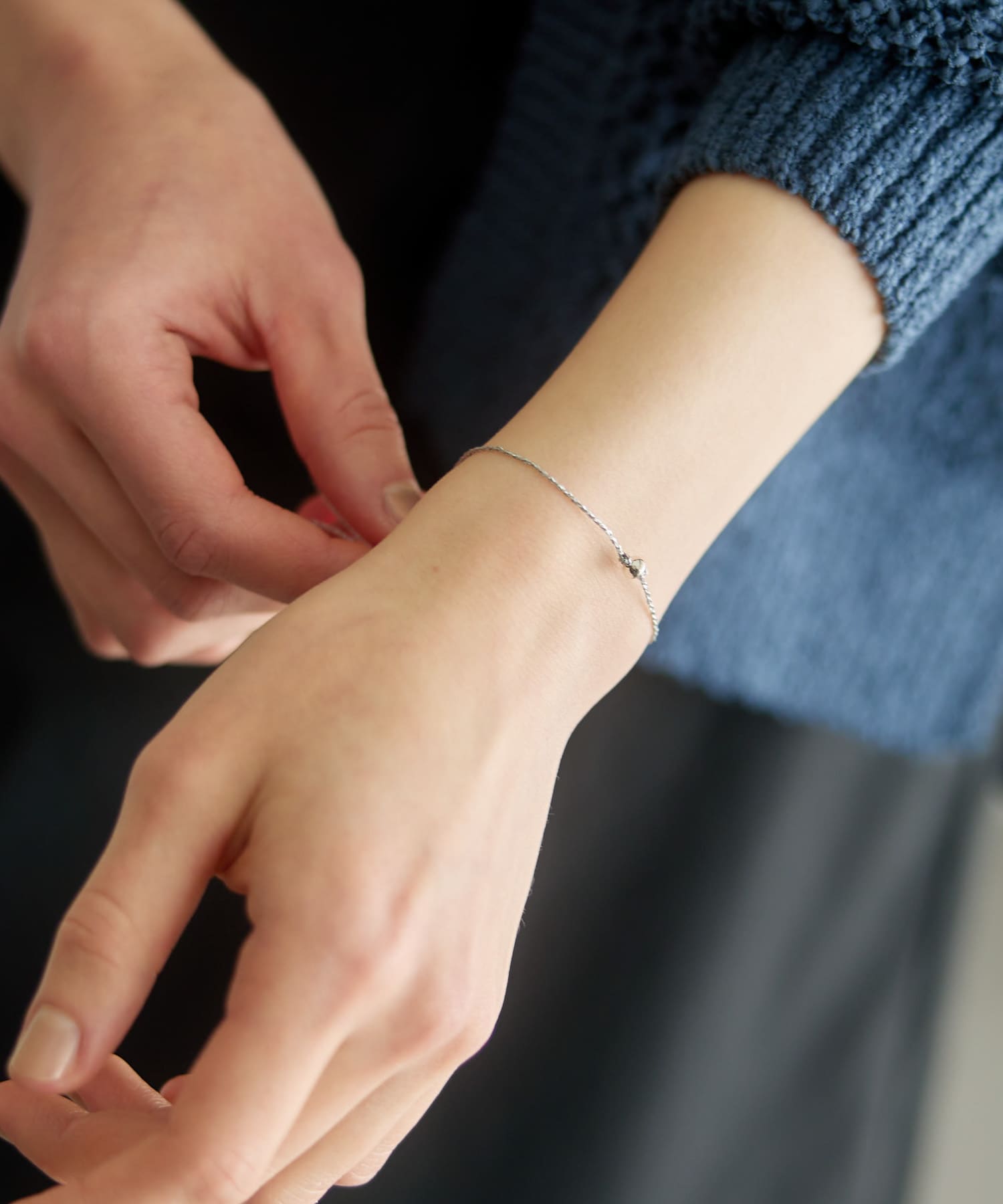 decor『デコール』　String Bracelet SILVER -