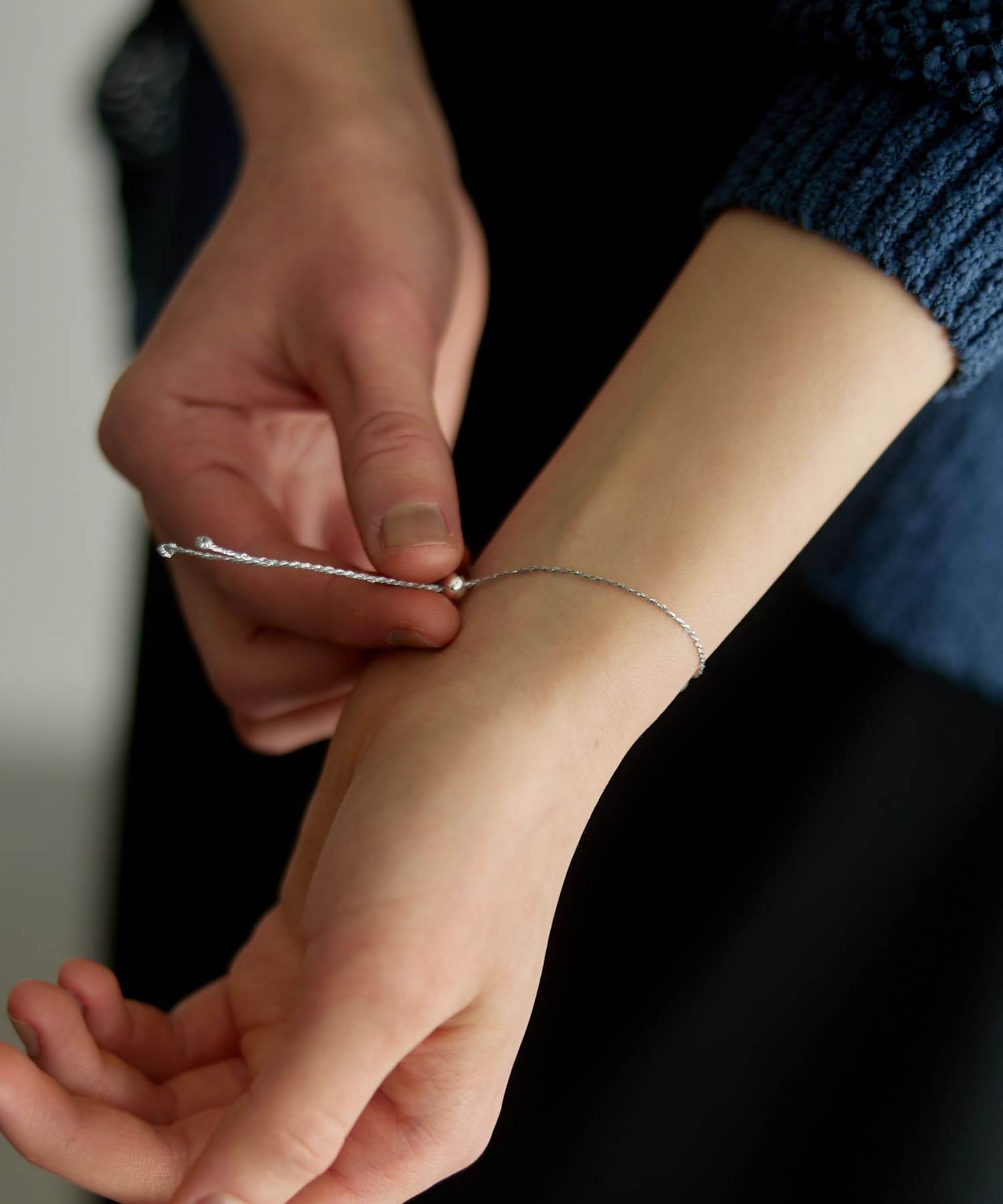 decor『デコール』　String Bracelet SILVER -