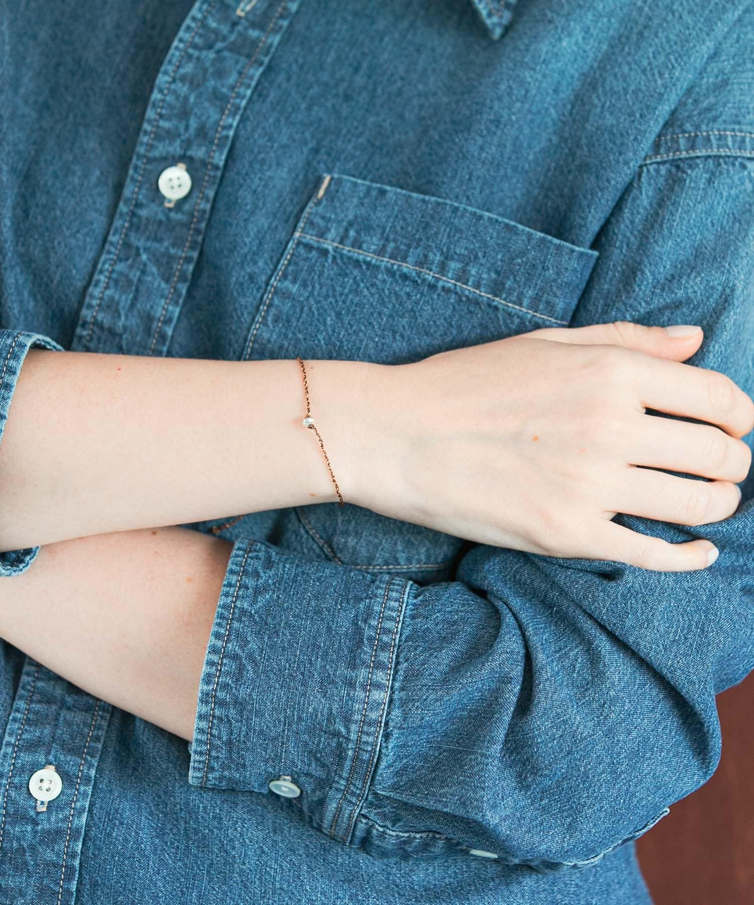decor『デコール』　String Bracelet BRONZE -