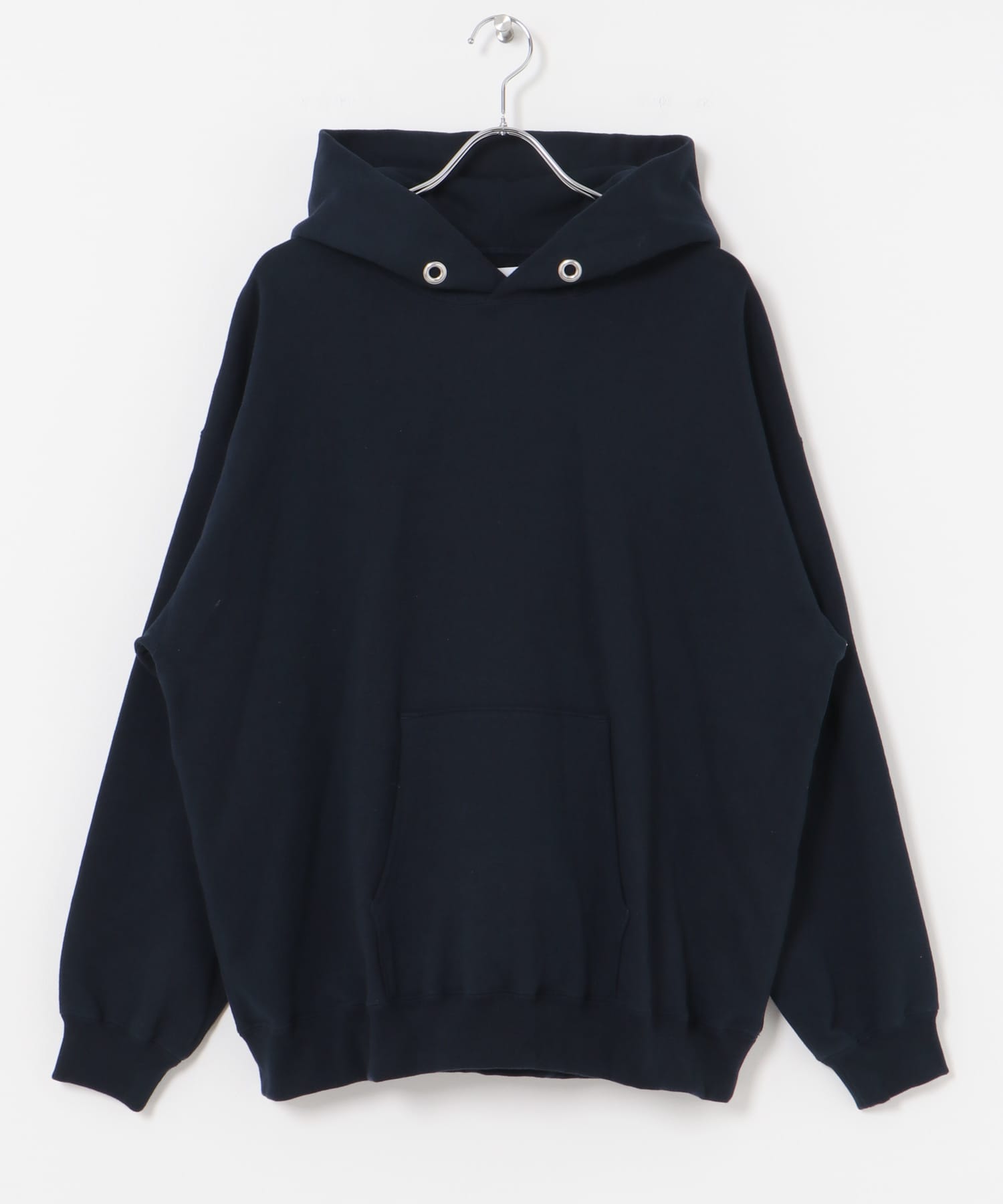 SUPER WIDE SWEAT PARKA NAVY 1