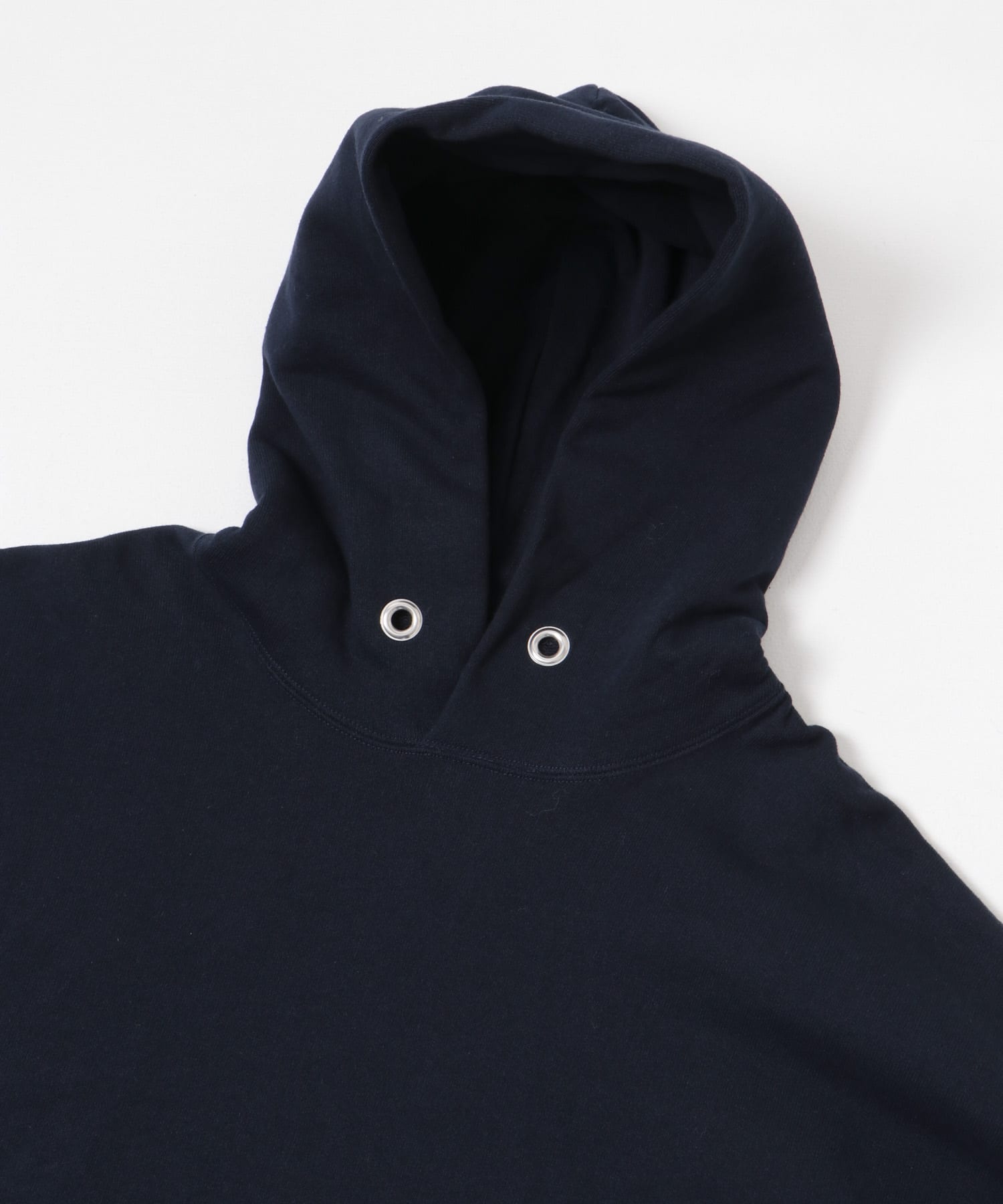 SUPER WIDE SWEAT PARKA NAVY 1