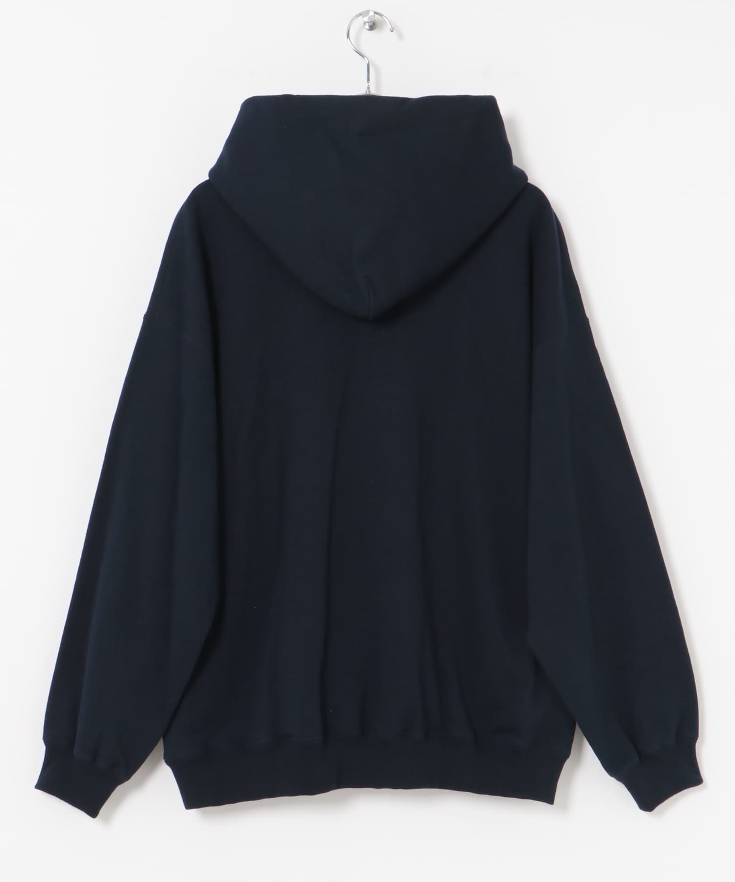 SUPER WIDE SWEAT PARKA NAVY 1
