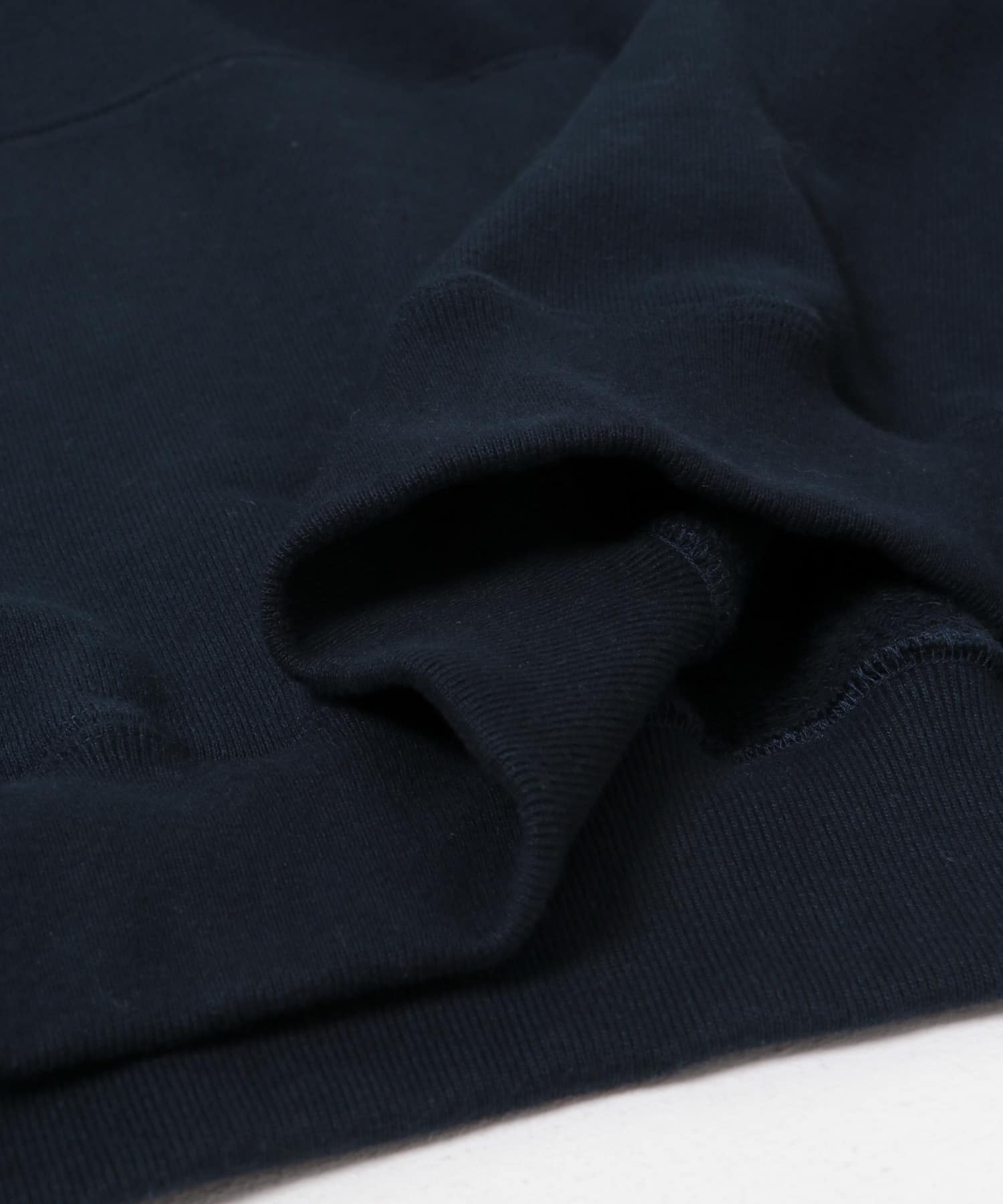 SUPER WIDE SWEAT PARKA NAVY 1