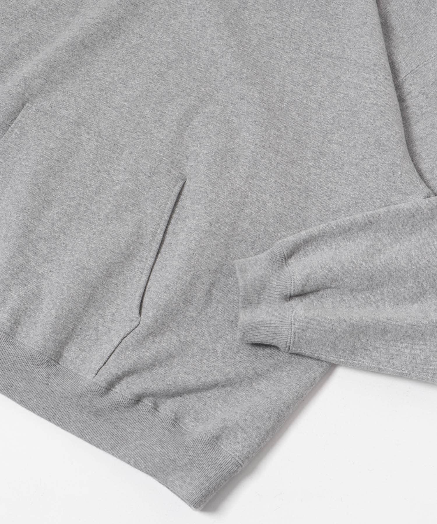 SUPER WIDE SWEAT PARKA GRAY H 1