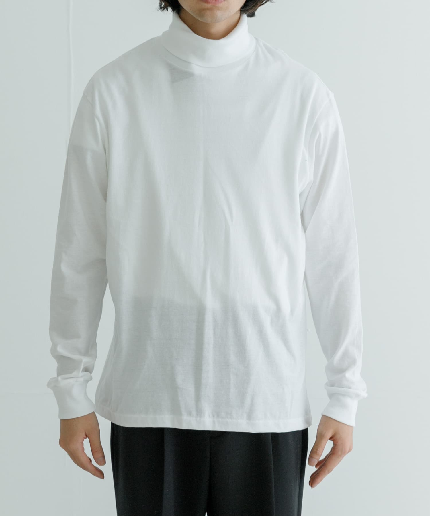 久米繊維別注タートルネックLONG-SLEEVE T-SHIRTS