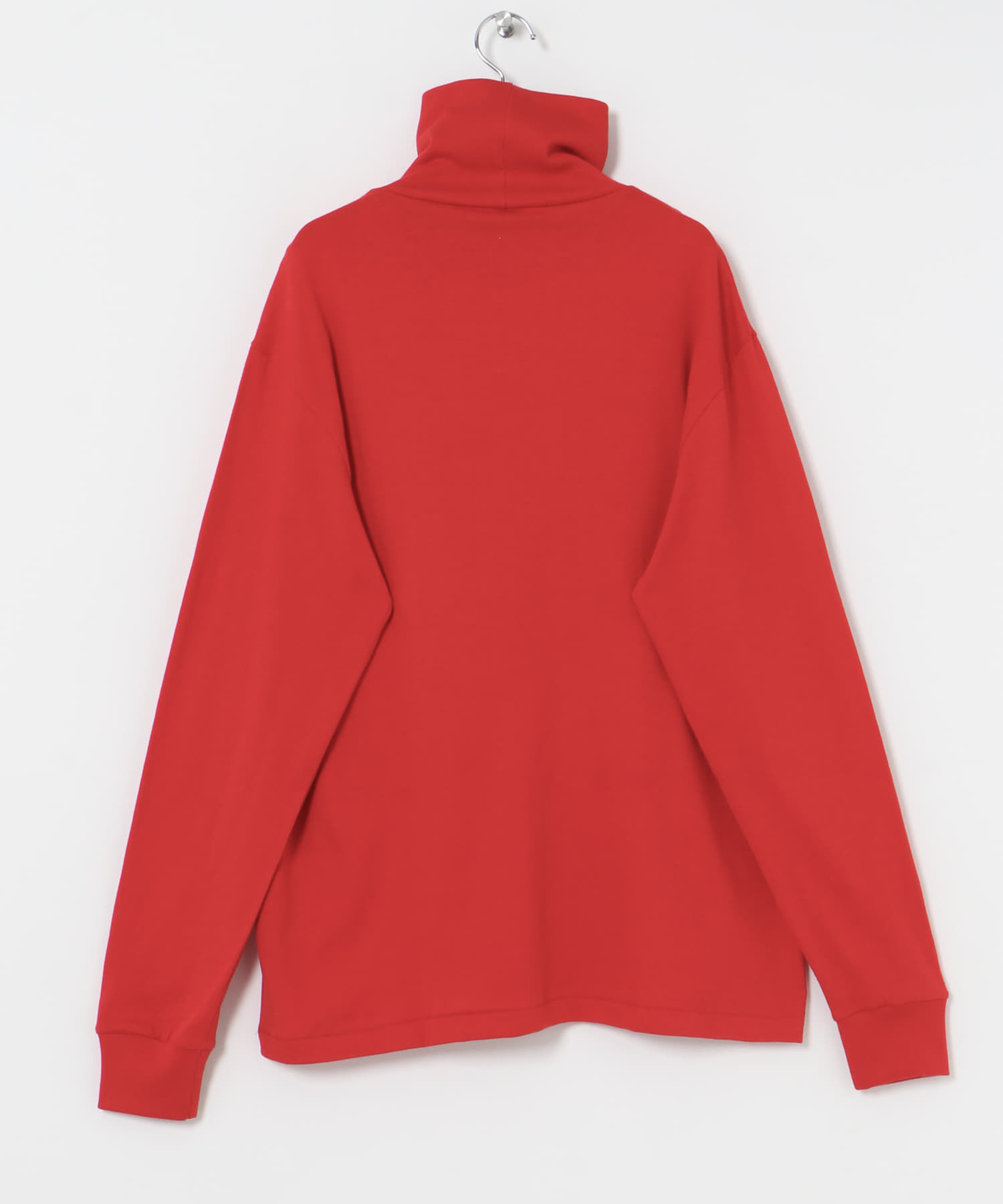 久米繊維別注タートルネックLONG-SLEEVE T-SHIRTS RED M