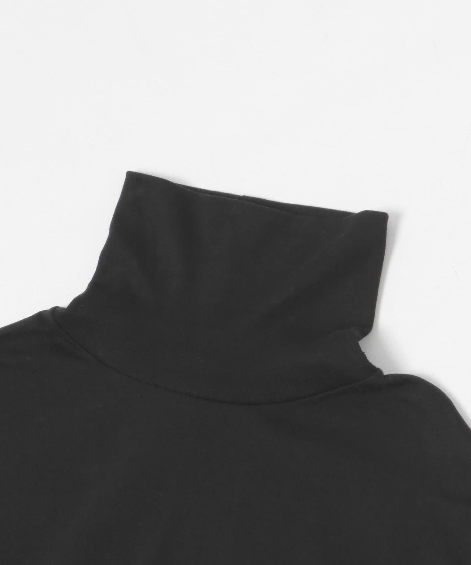 久米繊維別注タートルネックLONG-SLEEVE T-SHIRTS BLACK M