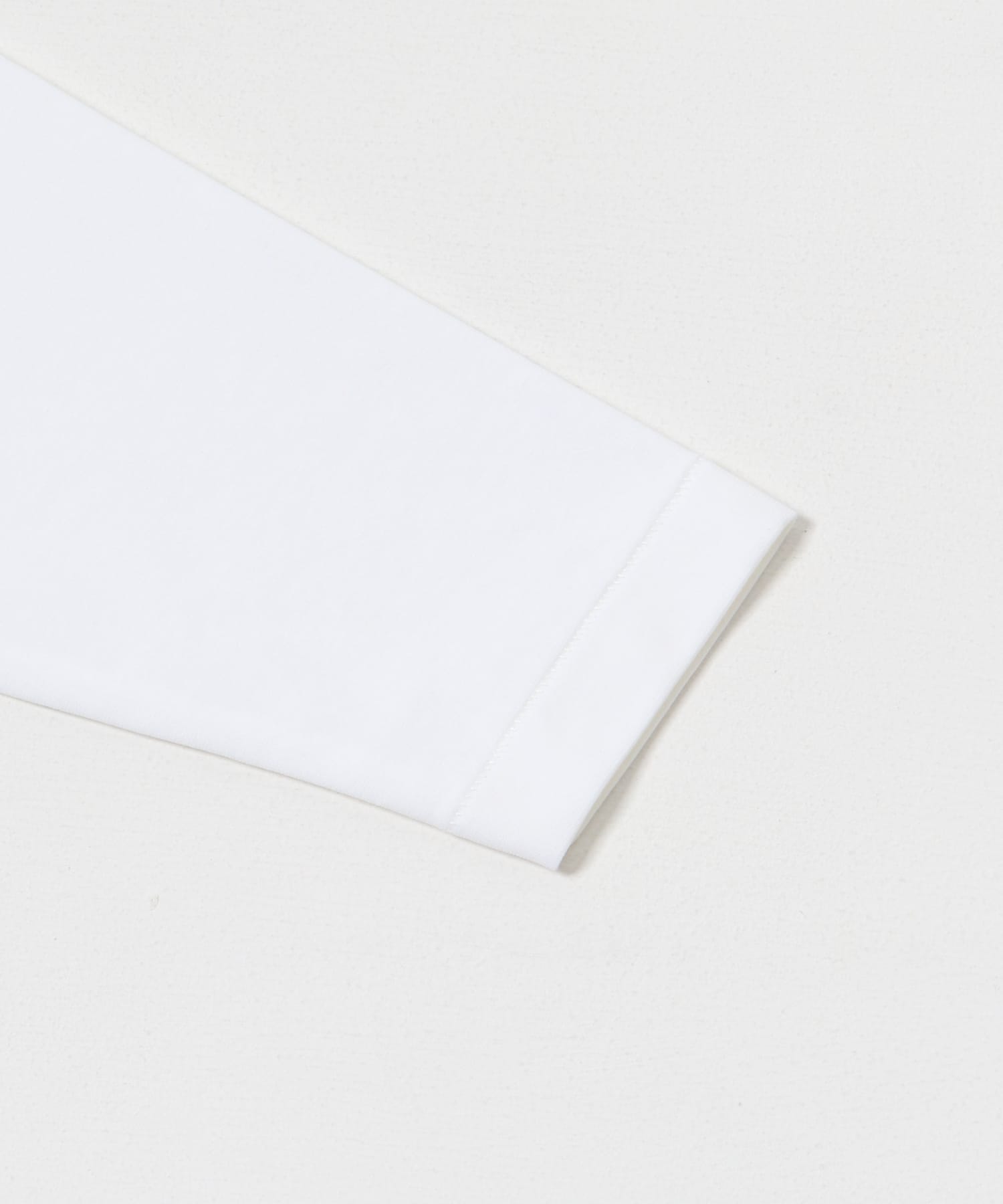 コットンナイロンスムージーロングスリーブ WHITE S