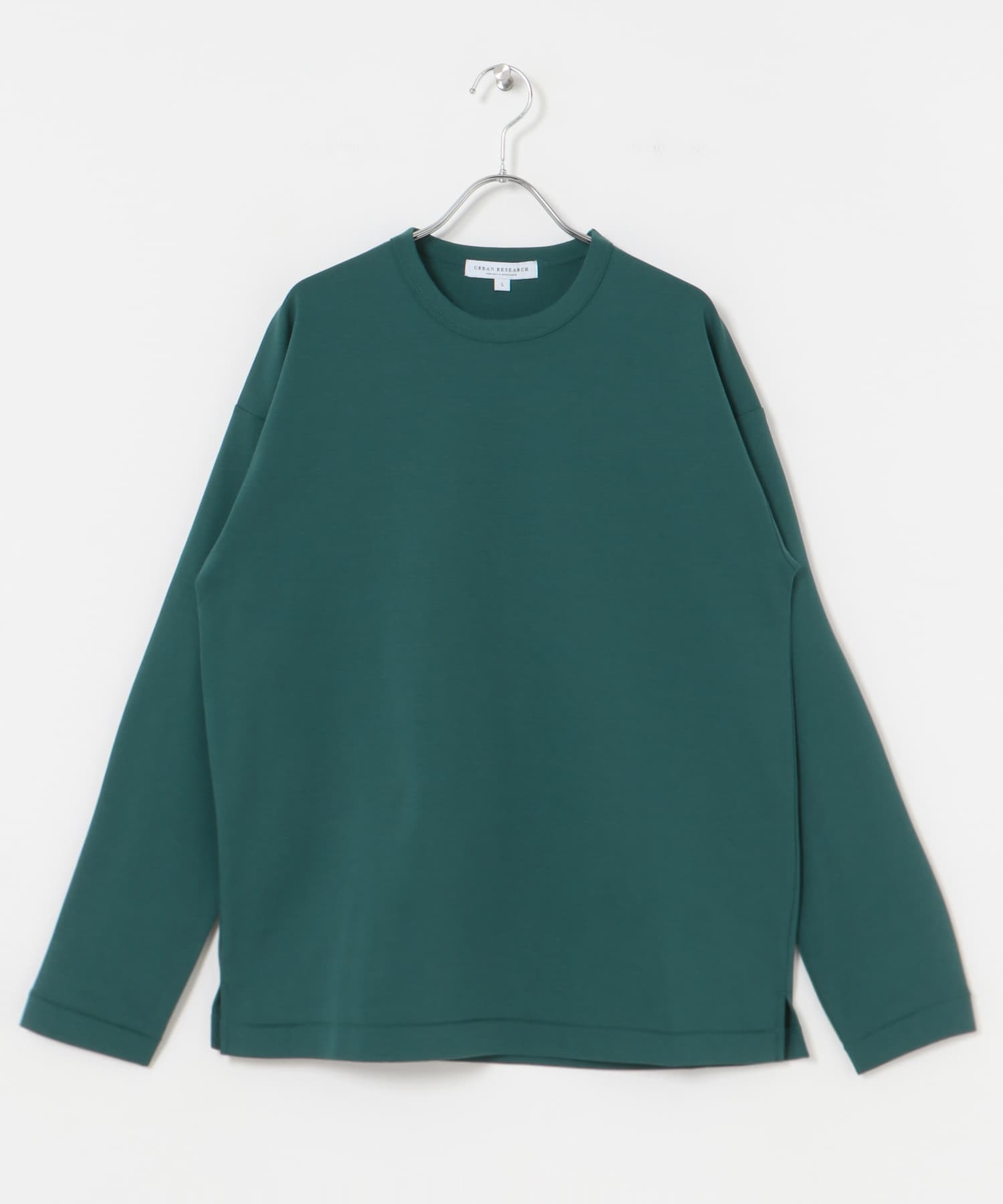 コットンナイロンスムージーロングスリーブ GREEN S