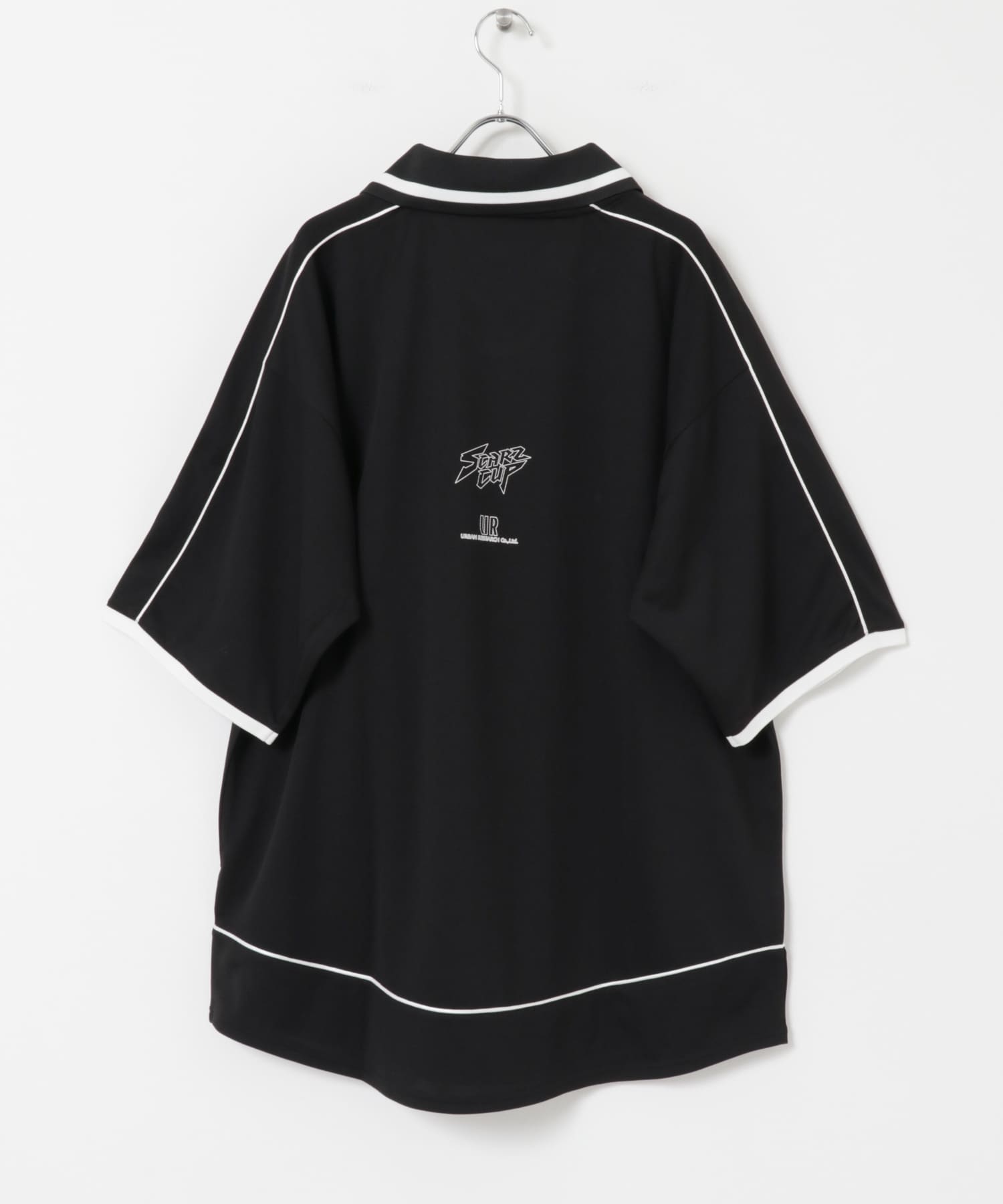 SCARZ CUP×URBAN RESEARCH　GAME SHIRTS BLACK M