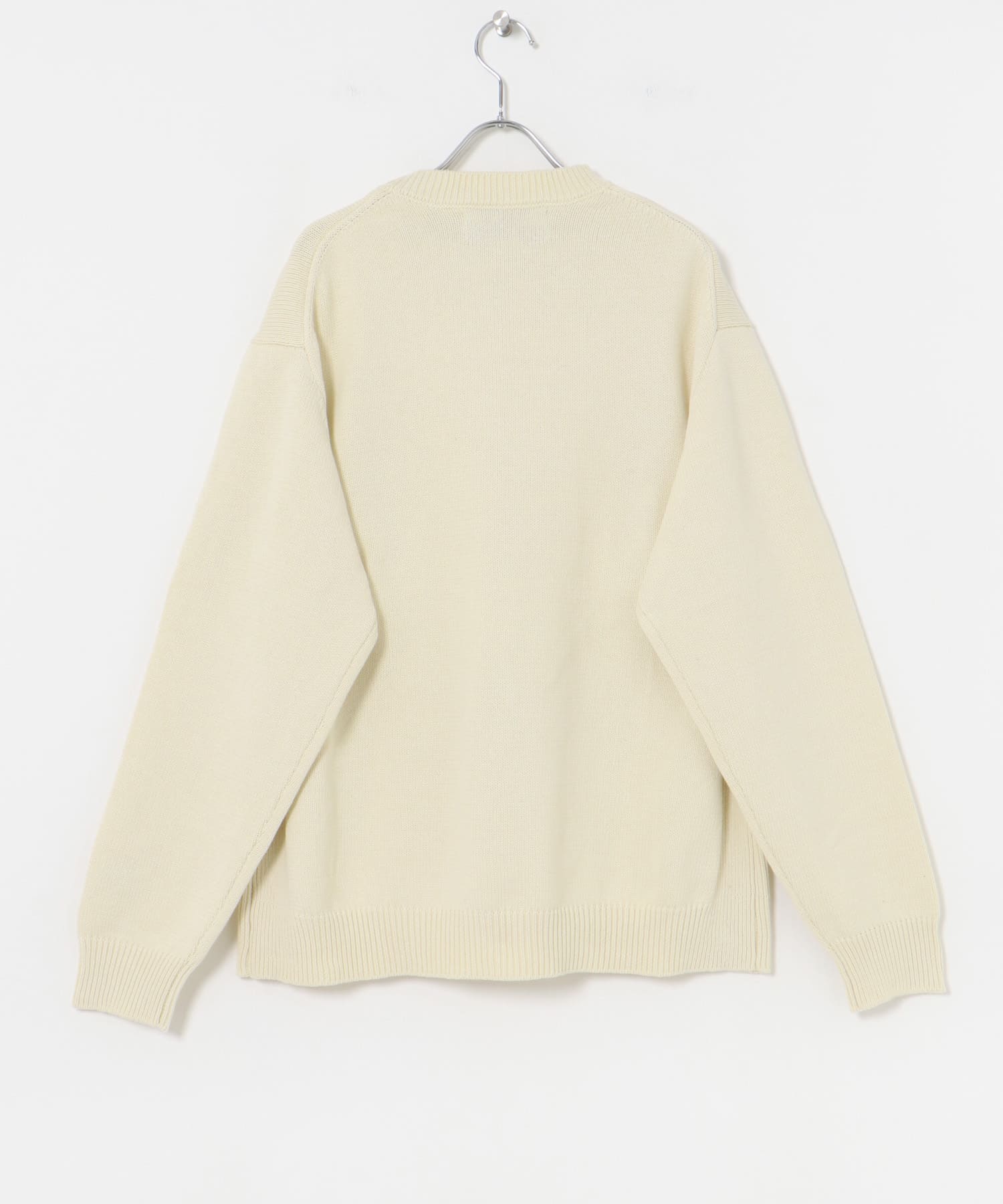『別注』RUSSELL ATHLETIC×UR　CREW NECK PULLOVER IVORY M