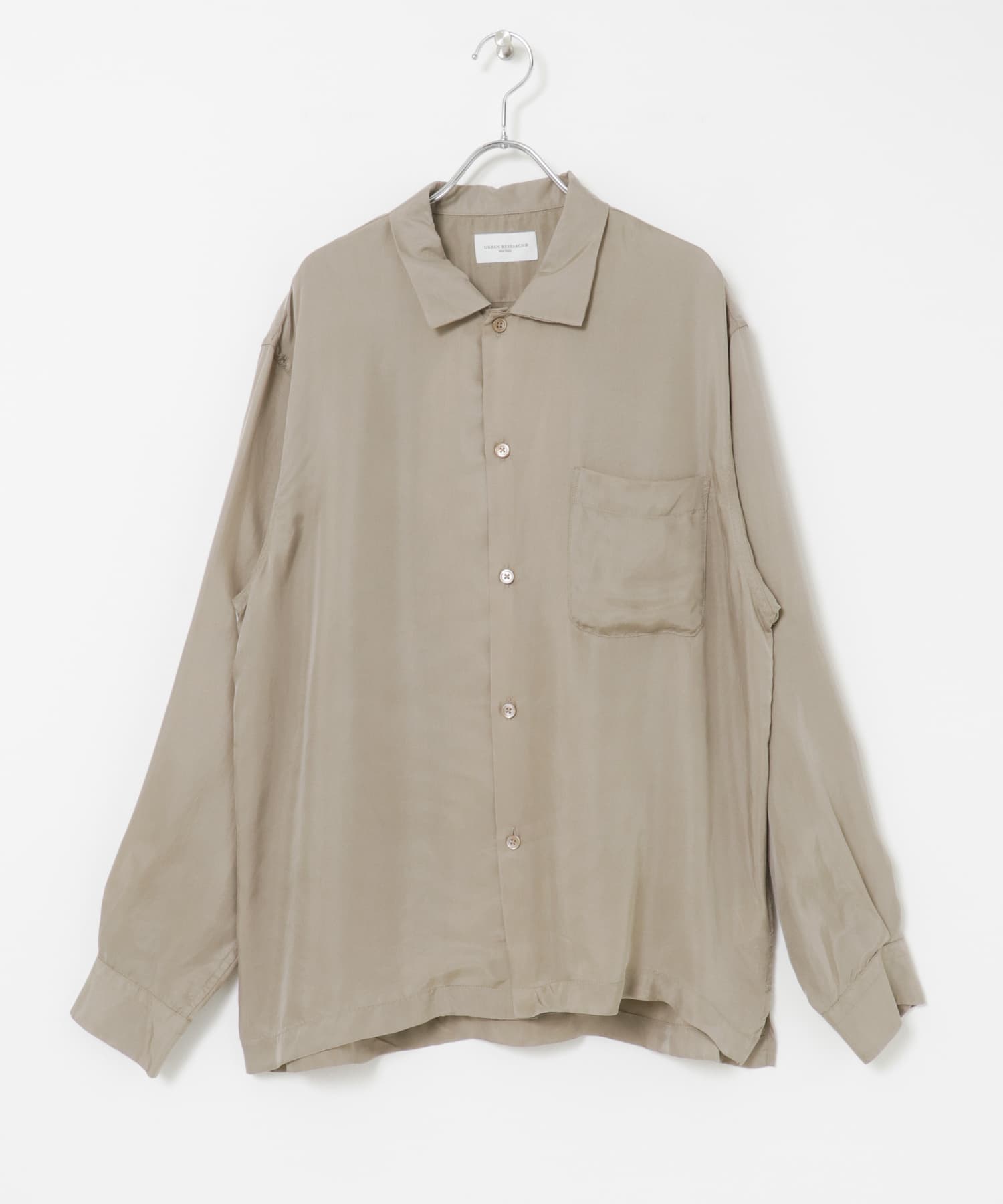 CUPRO FIBRIL BOX SHIRTS GREGE M