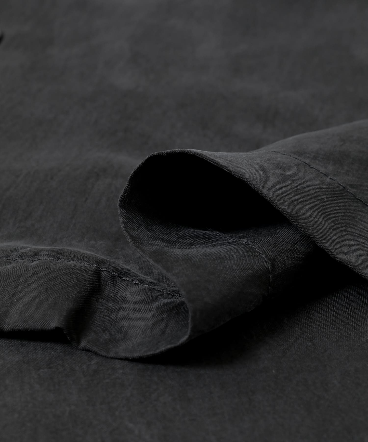 CUPRO FIBRIL BOX SHIRTS NAVY M