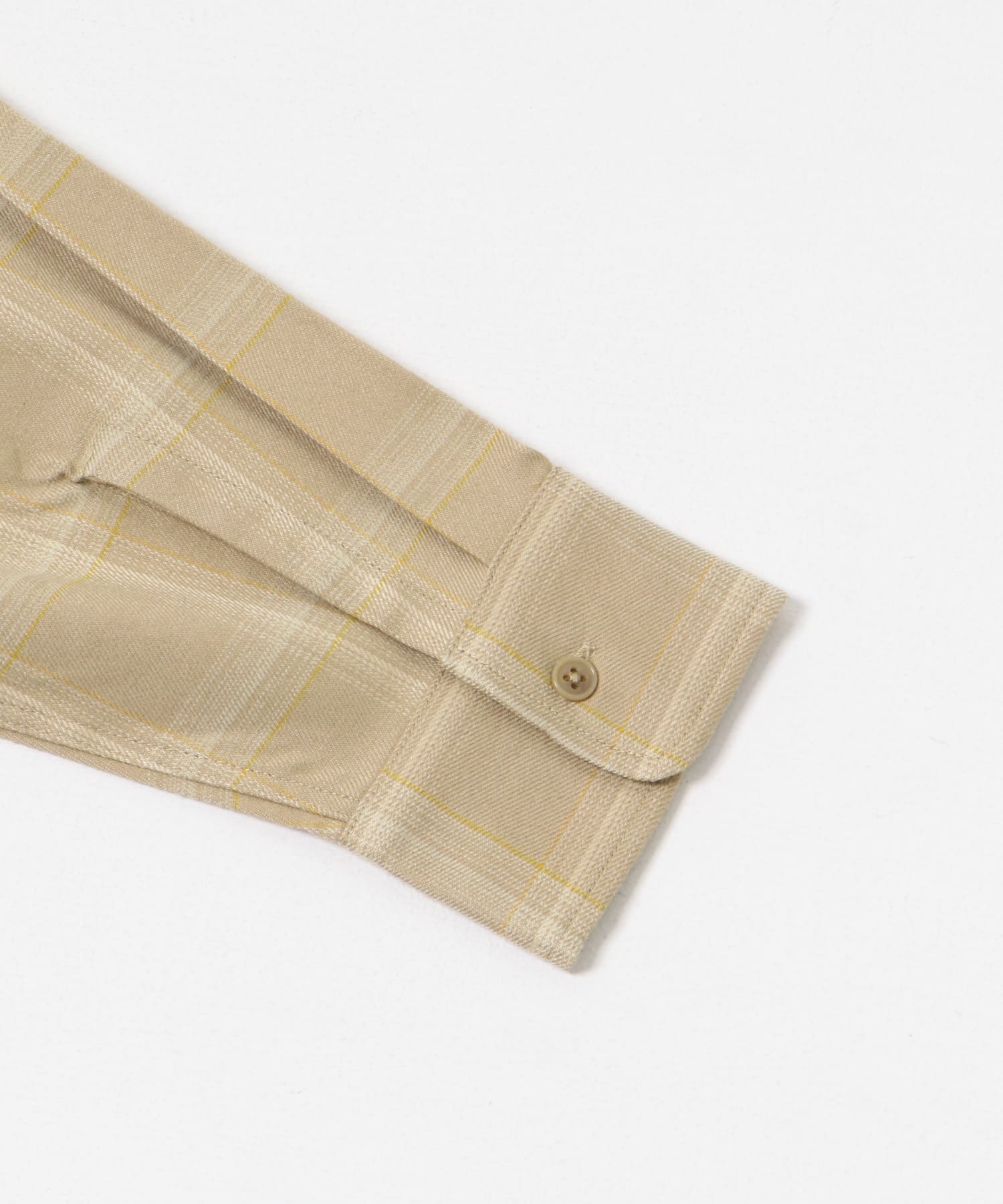 『UR TECH』CHECK SHIRTS BEIGE CH M