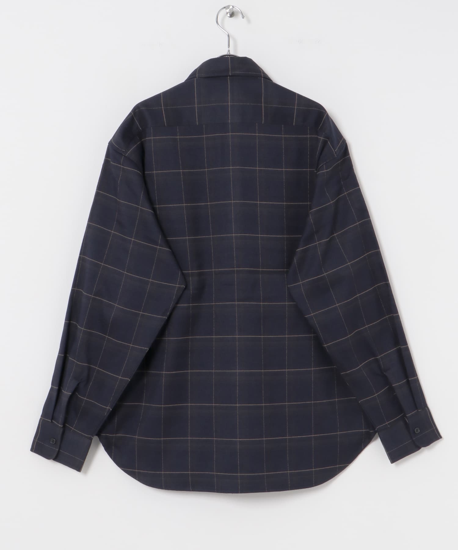 『UR TECH』CHECK SHIRTS NAVY CH M
