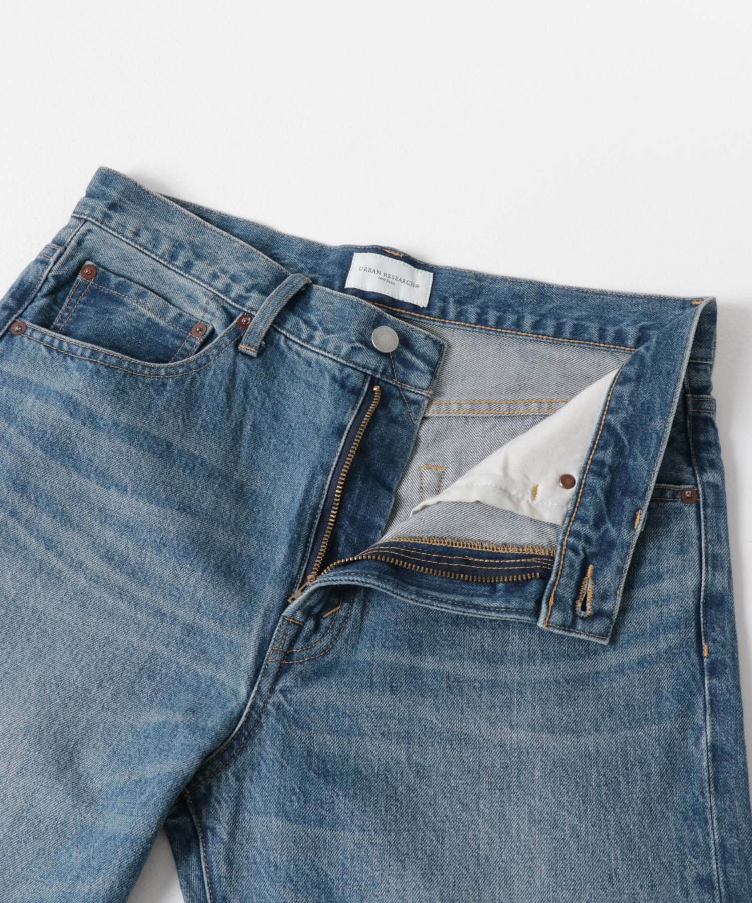 new basic 13.5oz REG STRAIGHT PANTS INDIGO S