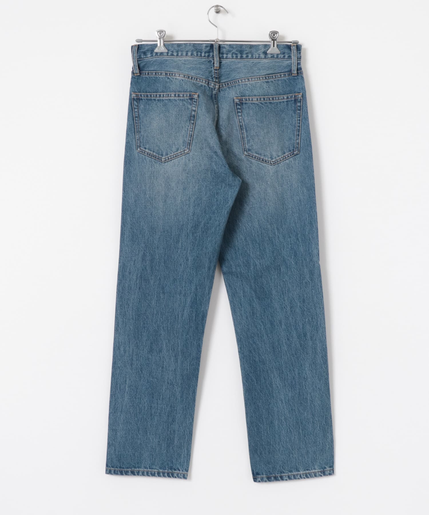 new basic 13.5oz REG STRAIGHT PANTS INDIGO S