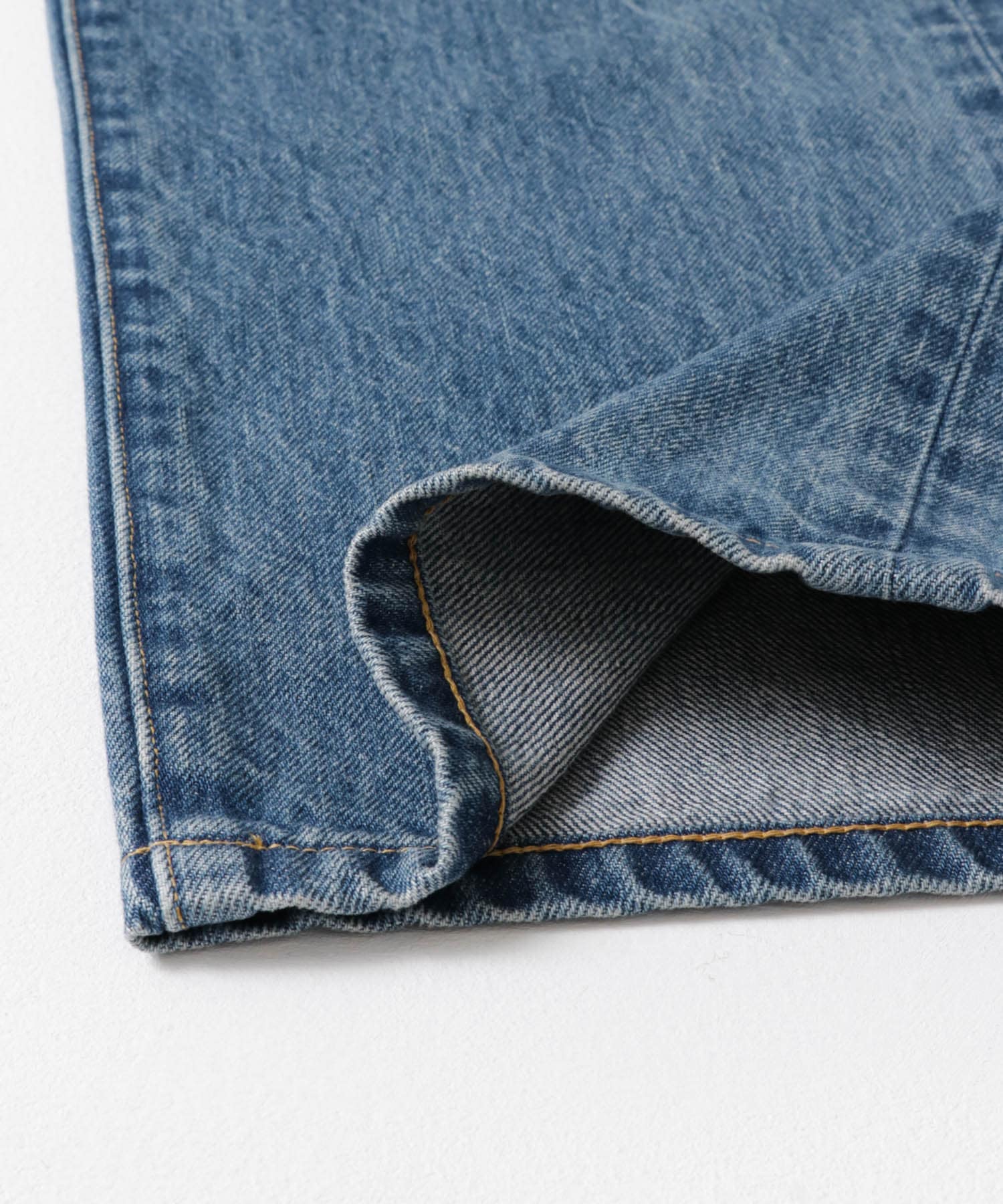 new basic 13.5oz REG STRAIGHT PANTS INDIGO S