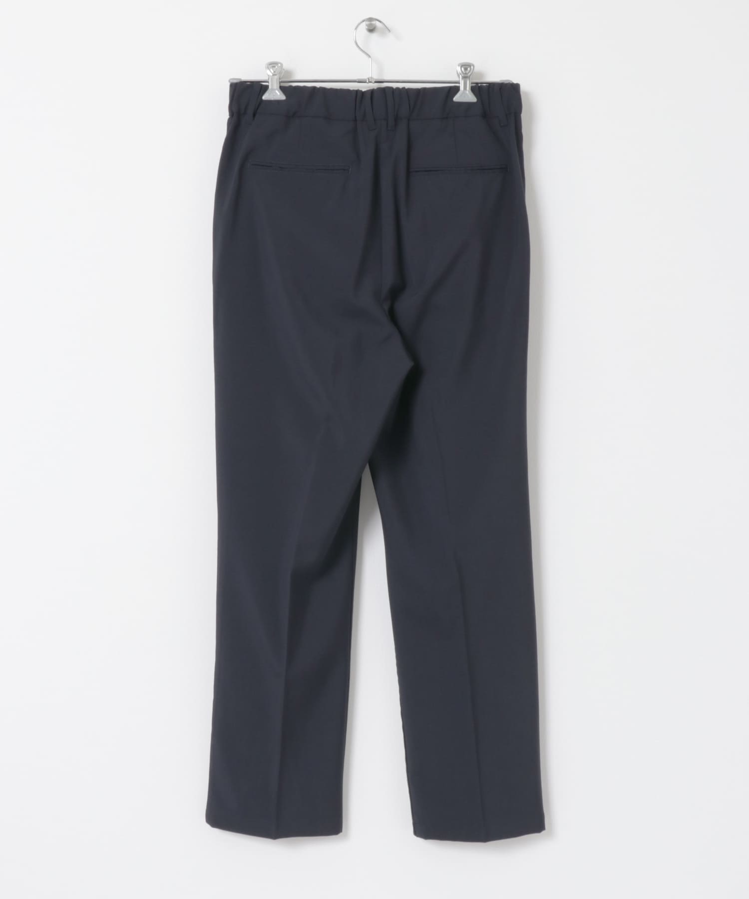ハイカウントウールテーパードスラックス NAVY M