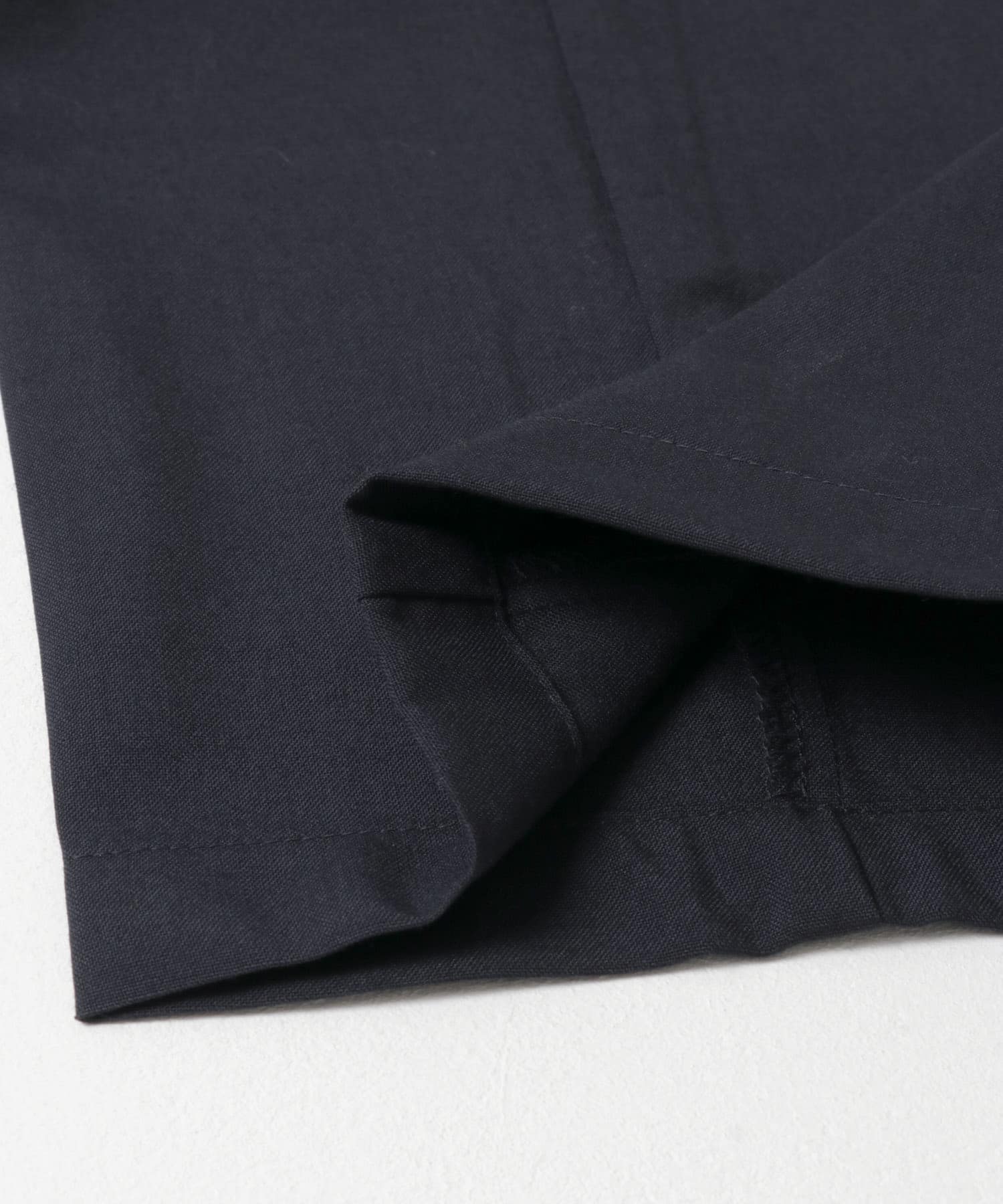 ハイカウントウールテーパードスラックス NAVY M